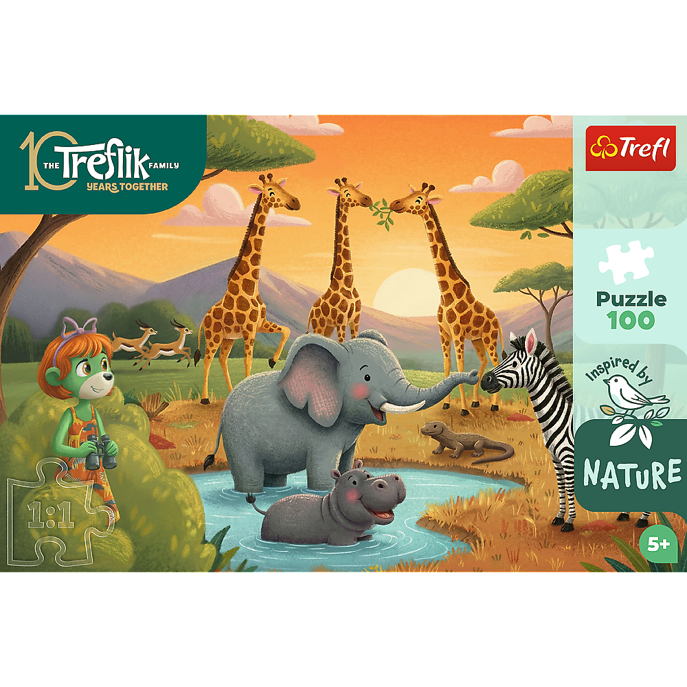Kids ik Family - The Cheerful Crew 100 Piece Puzzle