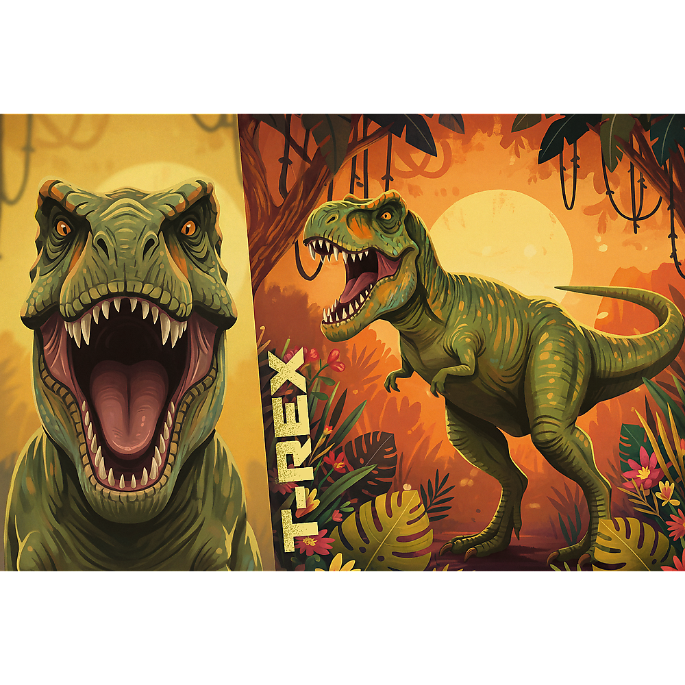 Kids ik Family - Inspired By Nature T-rex 100 Piece Puzzle