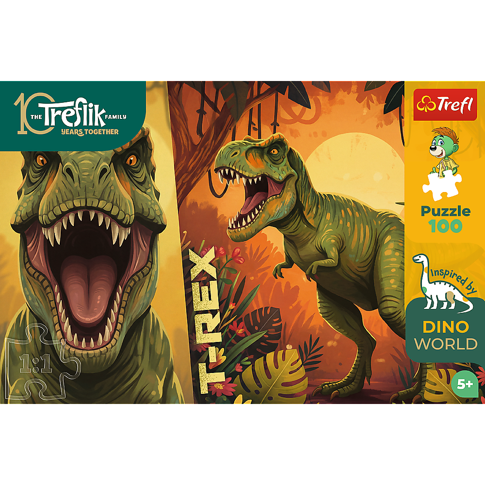 Kids ik Family - Inspired By Nature T-rex 100 Piece Puzzle