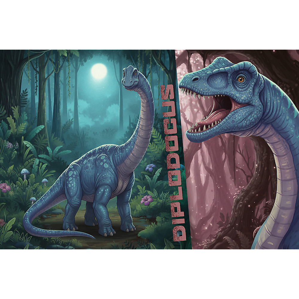 Kids ik Family - Inspired By Nature Diplodocus 100 Piece Puzzle