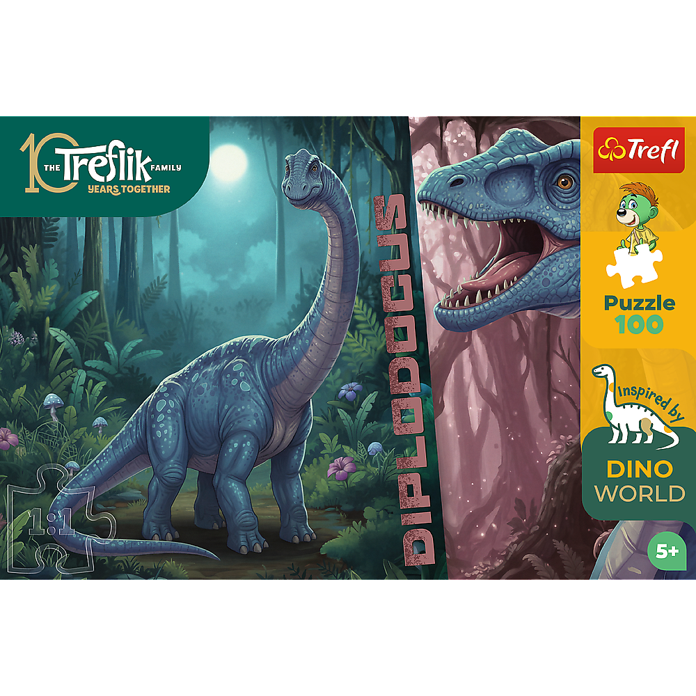 Kids ik Family - Inspired By Nature Diplodocus 100 Piece Puzzle