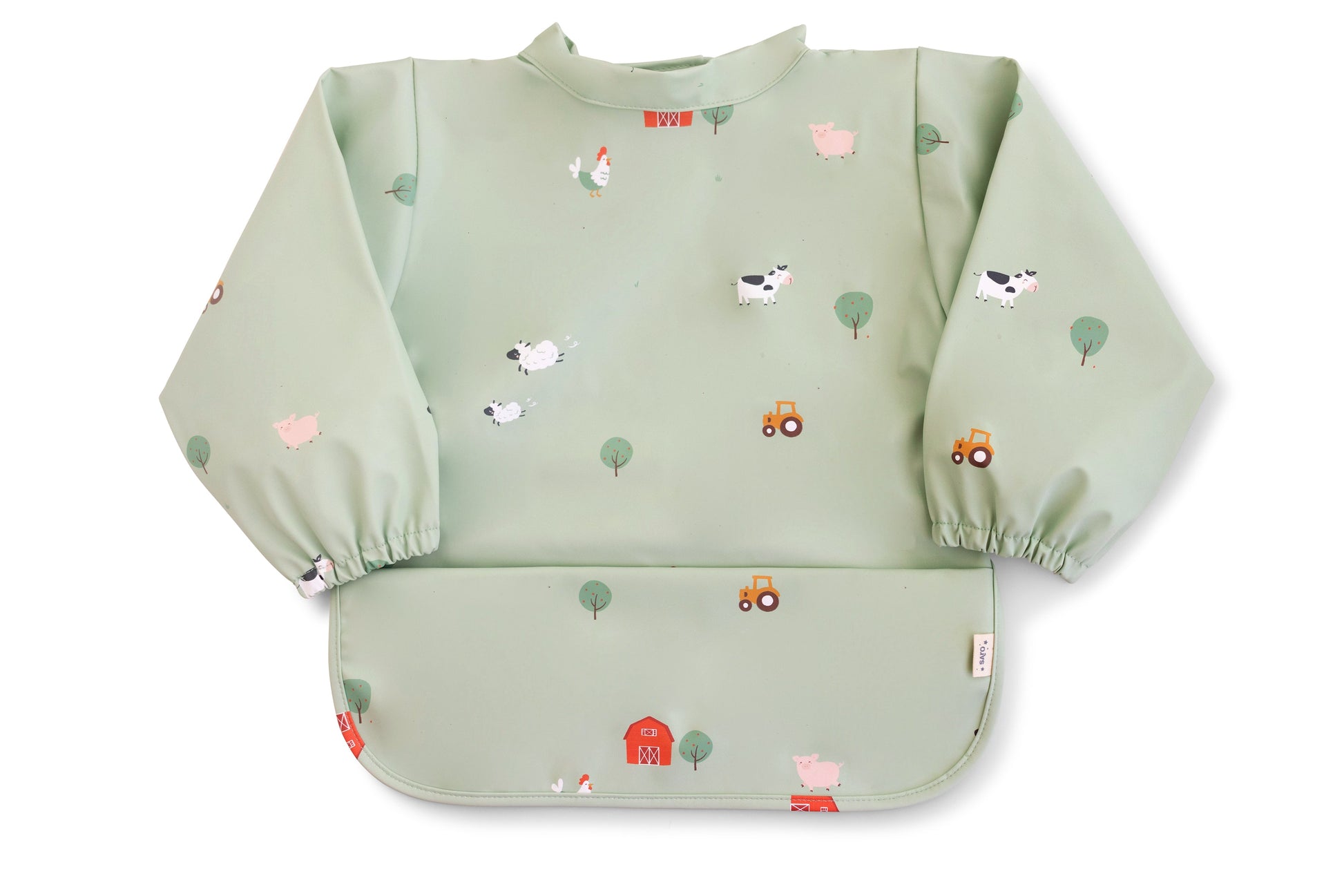 "Funny Farm"  Waterproof Bib with sleeves