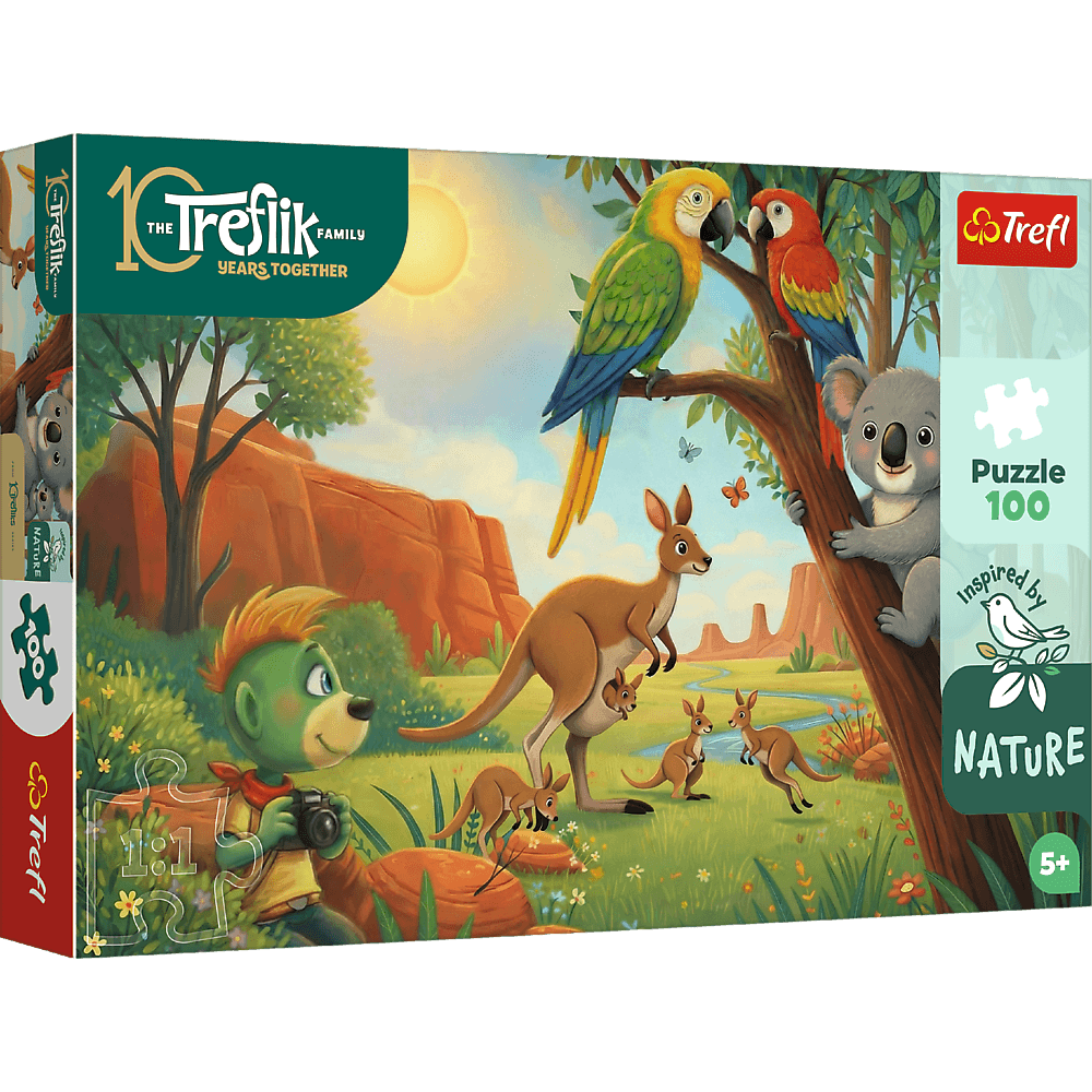 Kids Inspired By Nature Koalas And Kangaroos 100 Piece Kids Puzzle