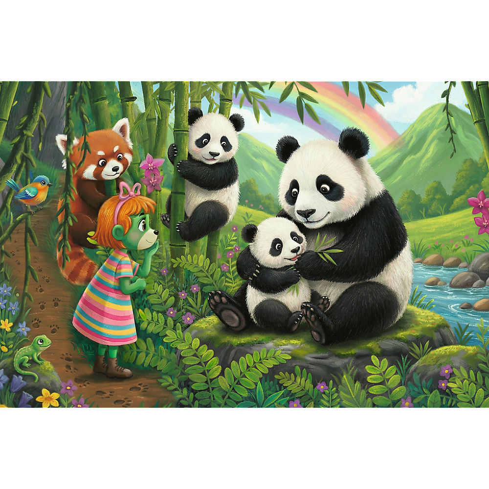Kids ik Family - Inspired By Nature Pandas 100 Piece Puzzle