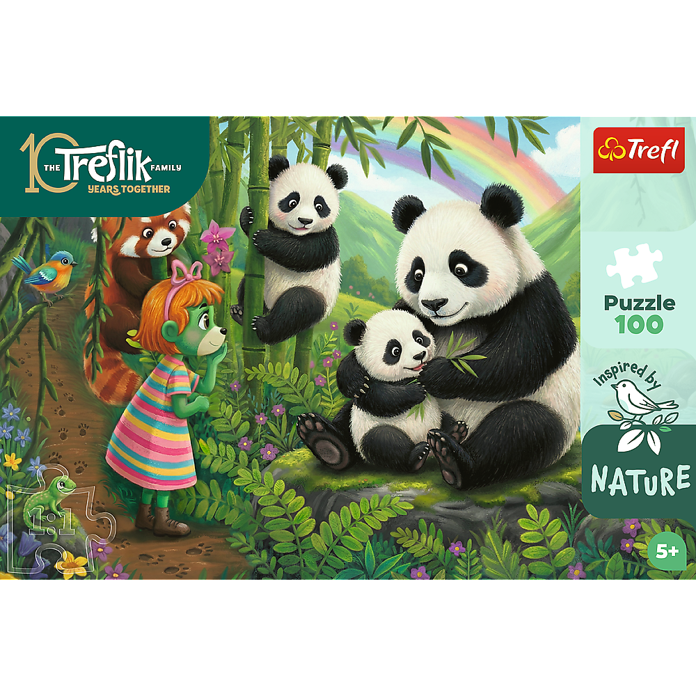 Kids ik Family - Inspired By Nature Pandas 100 Piece Puzzle