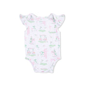 Pretty Golf - Ruffle Sleeve Bodysuit