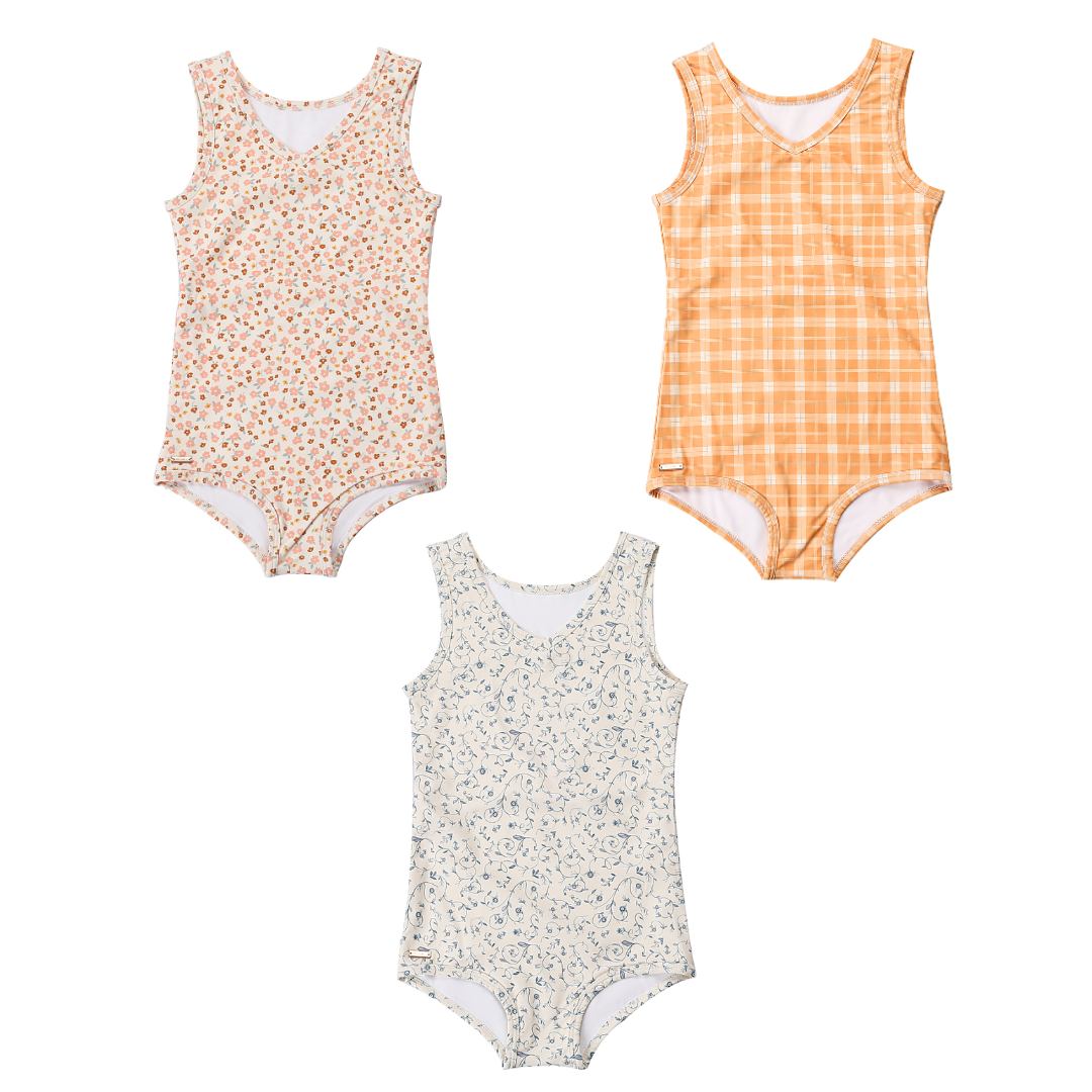 Sweetheart 1 Piece Swimsuit | Upf + Recycled | Lille Cottage Club
