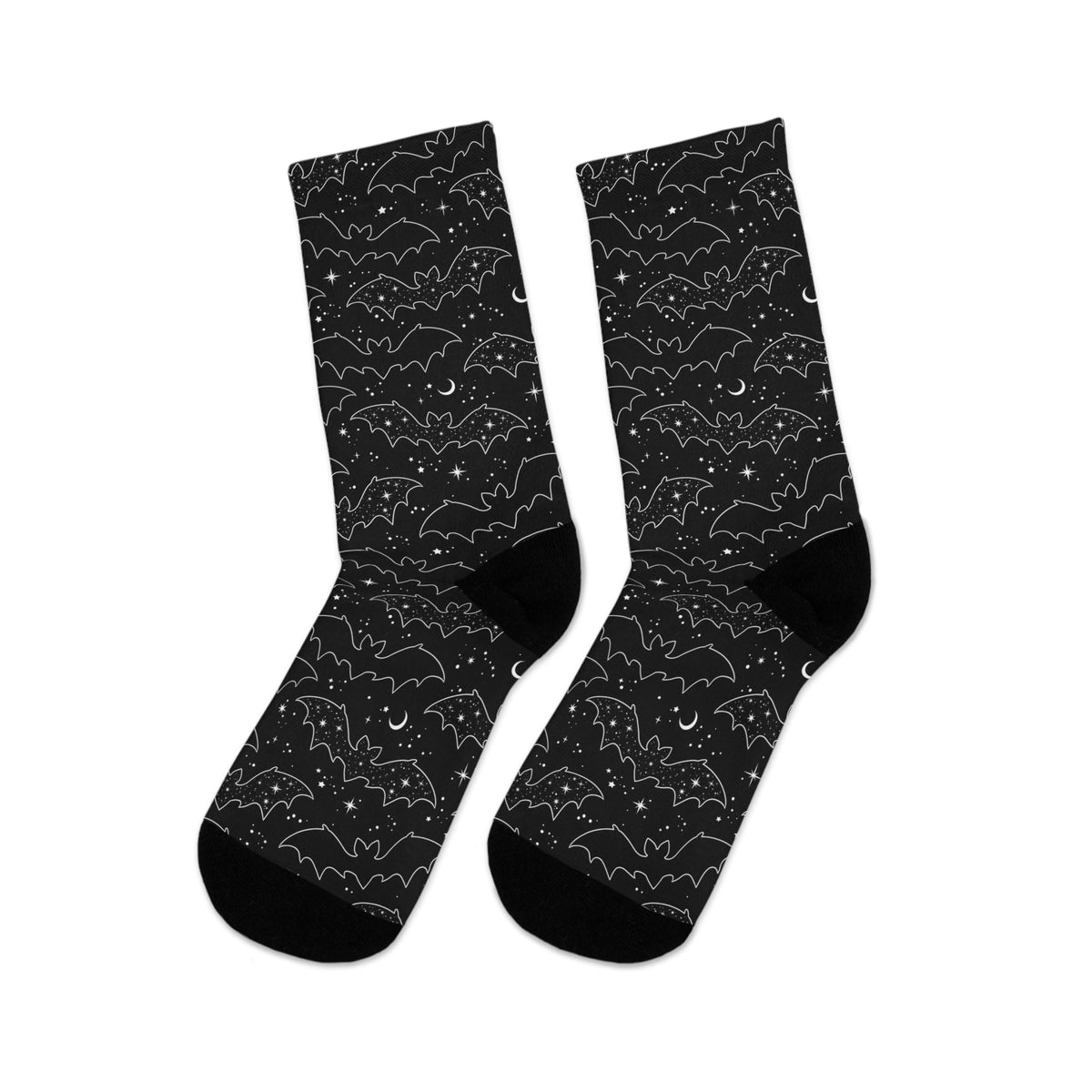 Celestial Bats Recycled Poly Socks (adults)