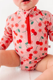 Rash Guard Swimsuit - Cherry On Top
