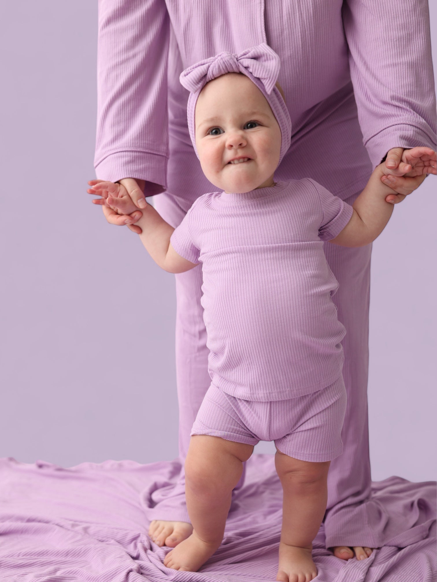 Amethyst Rib Dream Short Set