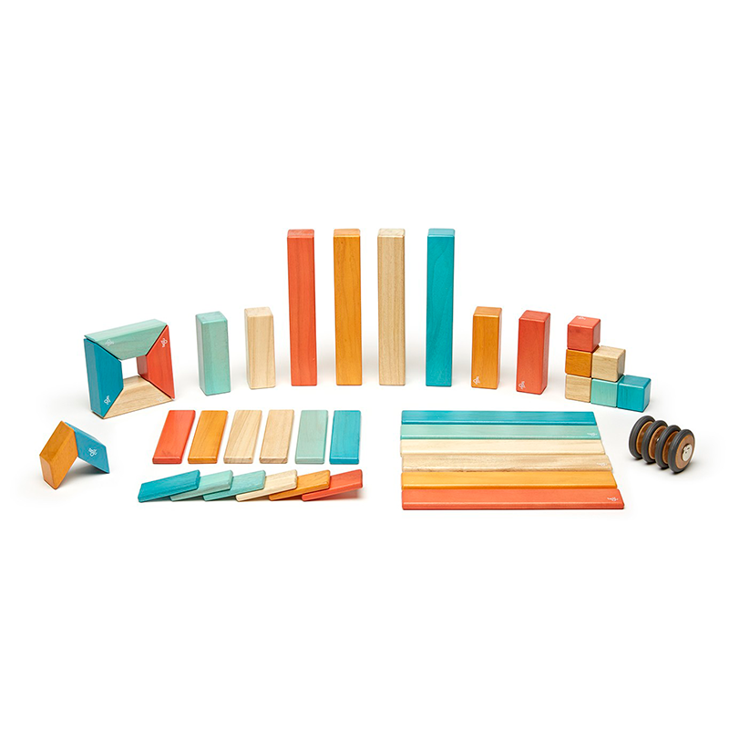 42-piece Set <br>magnetic Wooden Blocks <br>tegu Classics