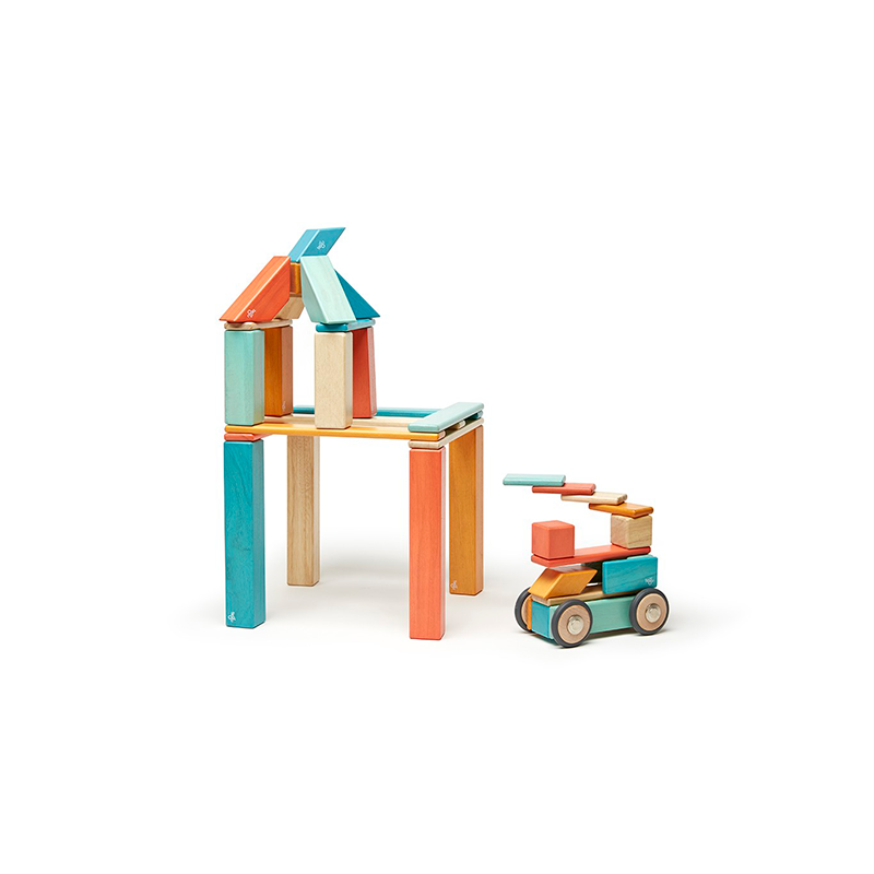 42-piece Set <br>magnetic Wooden Blocks <br>tegu Classics