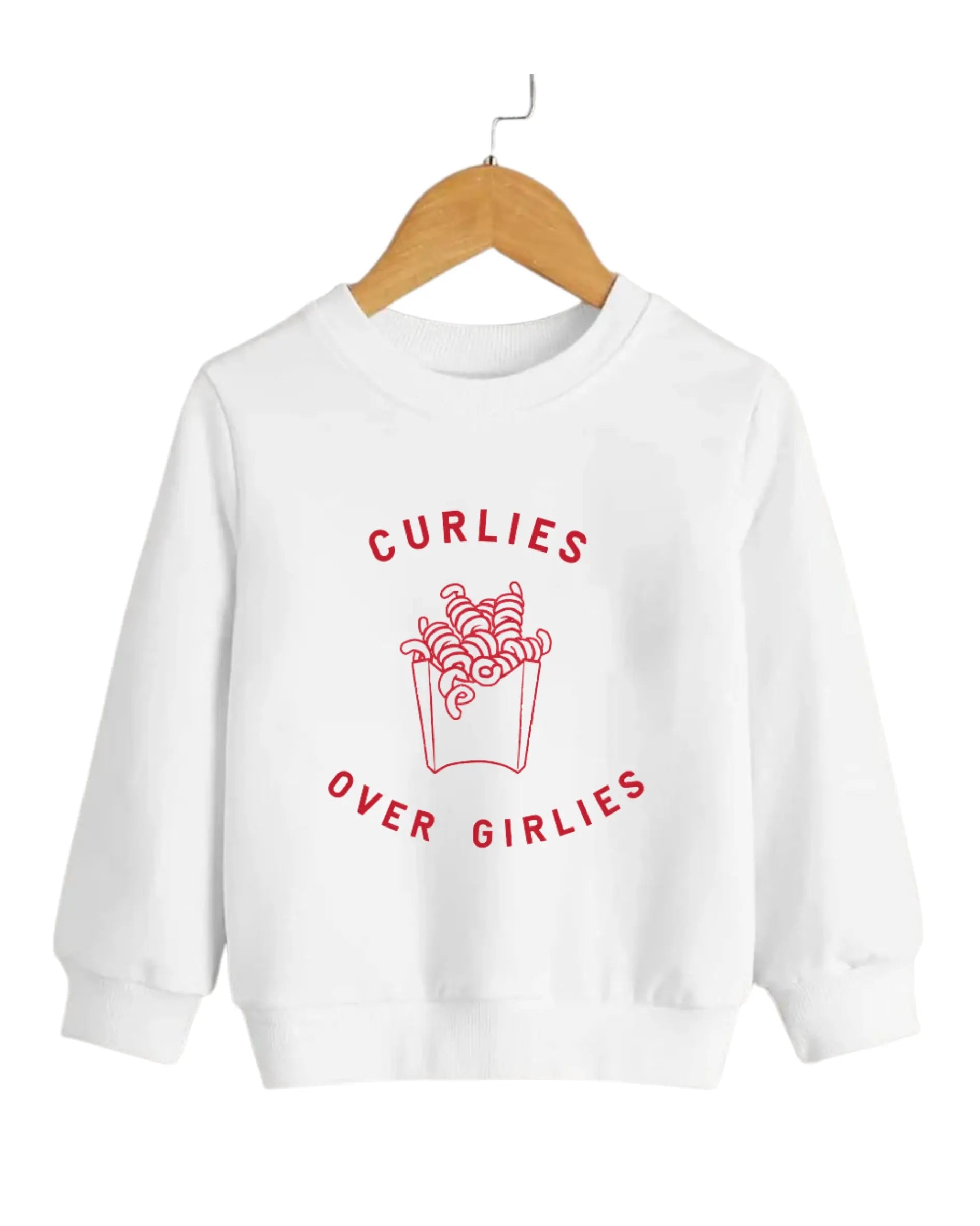 Curlies Over Girlies Pullover