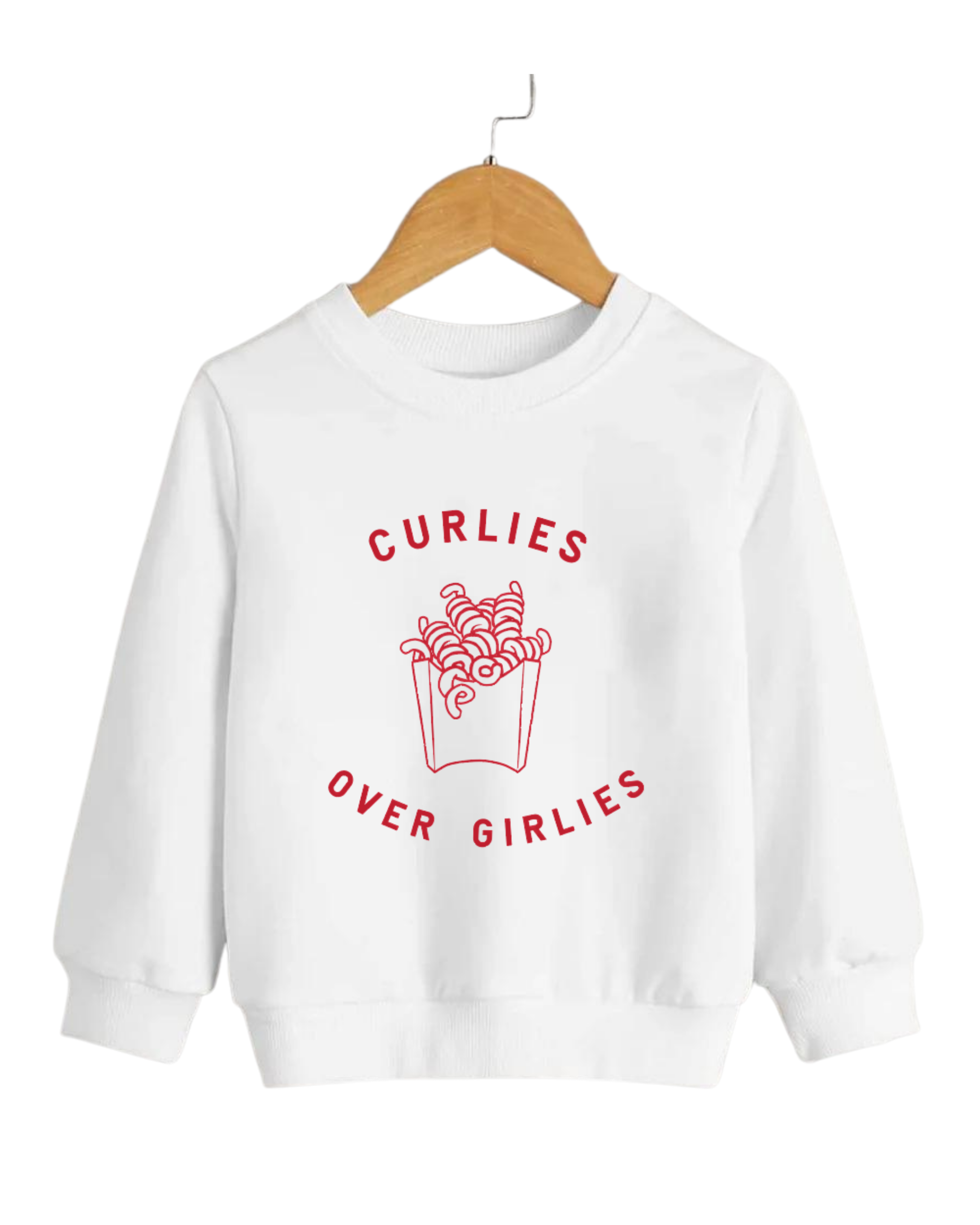 Curlies Over Girlies Pullover
