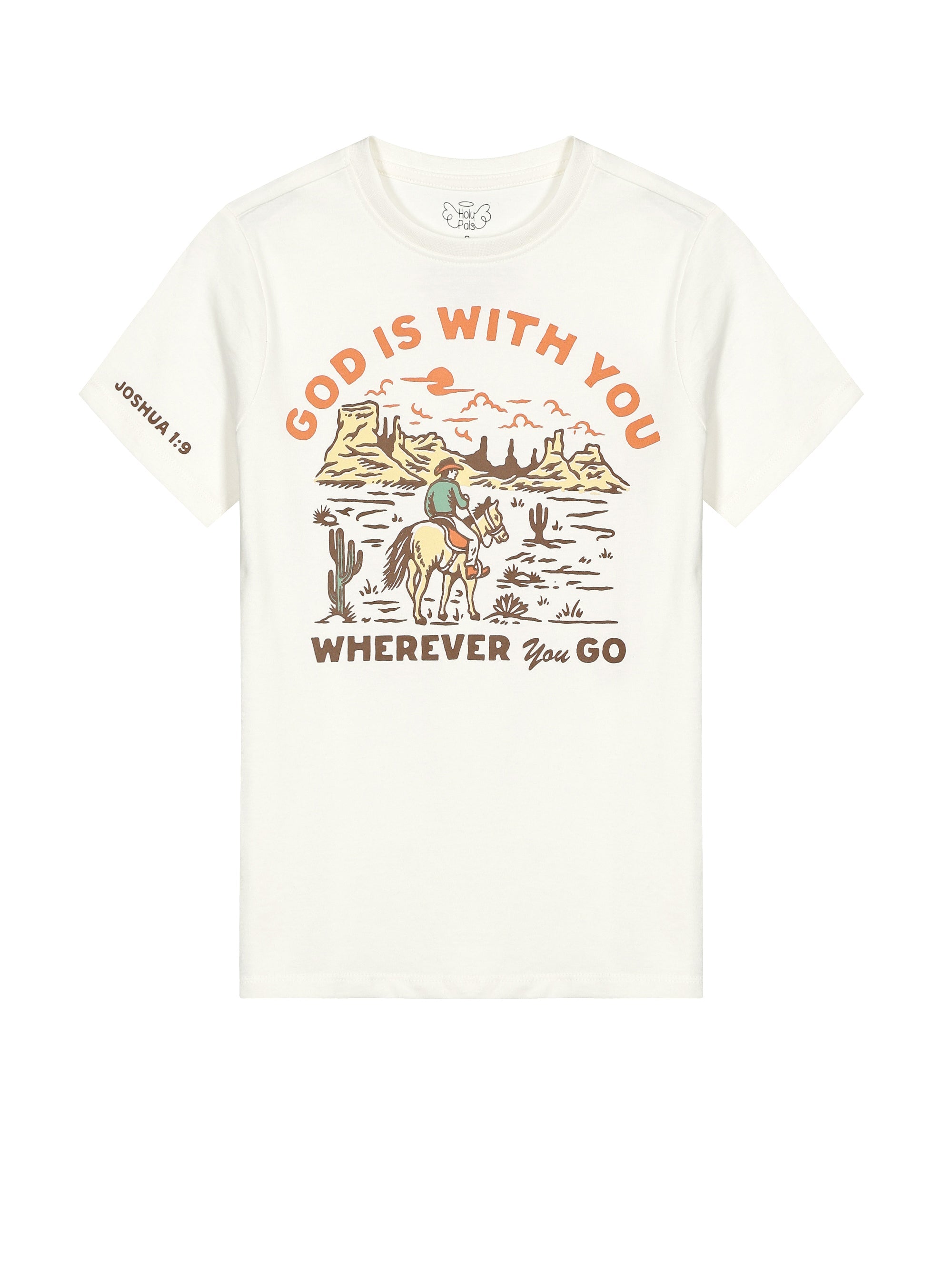 Kids God Is With You T-shirt Cotton | Short Sleeve