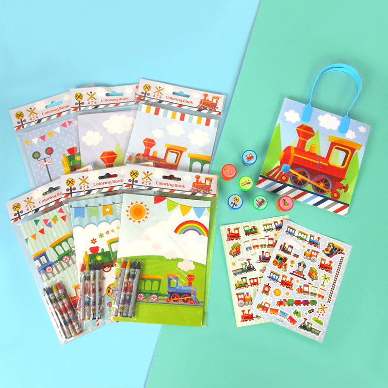 Train Party Favor Bundle For 12 Kids