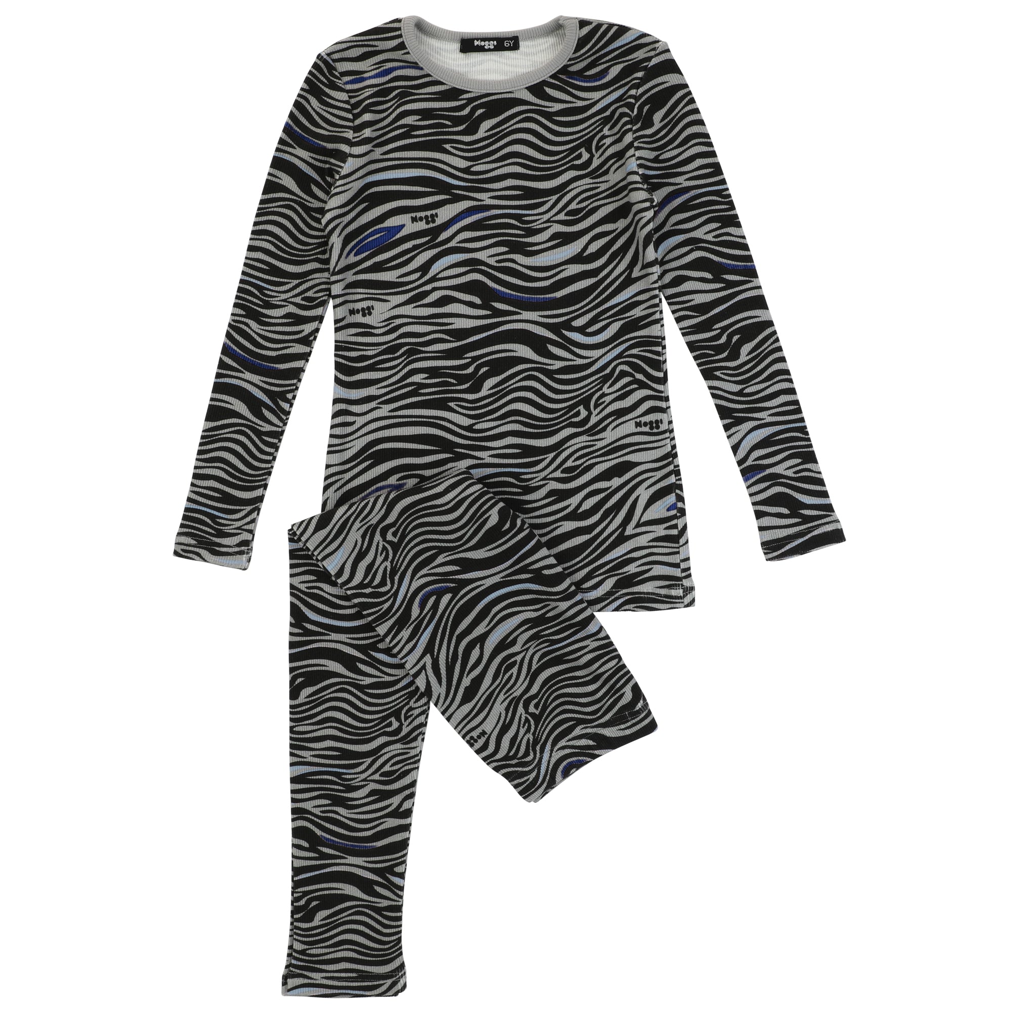 Zebra Print Loungewear Set, Boy