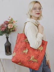 Jungle Toile Tote Bag