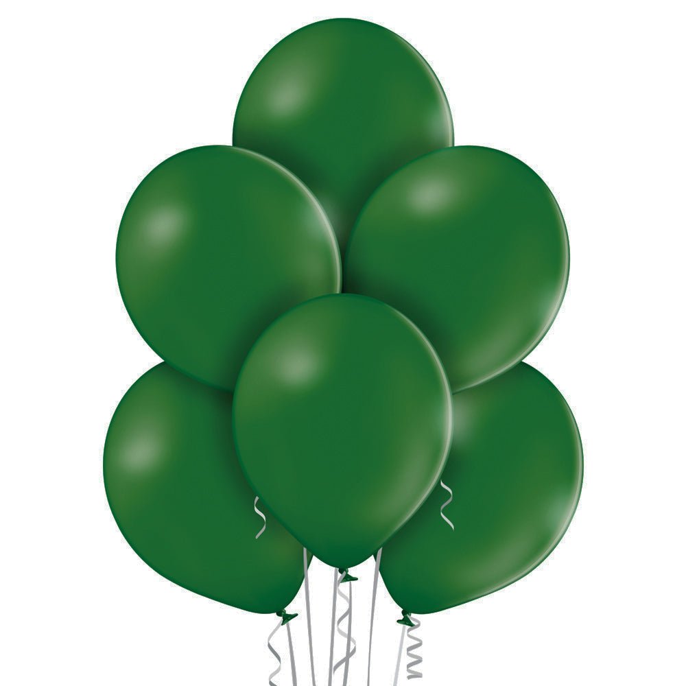 Forest Green Latex Balloon Pack – 17" 20ct
