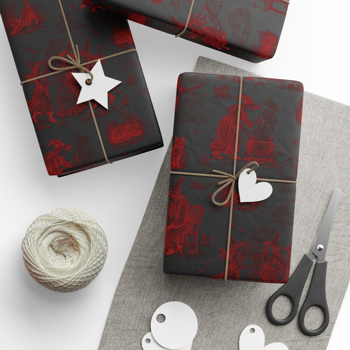 Witchy Toile Wrapping Paper