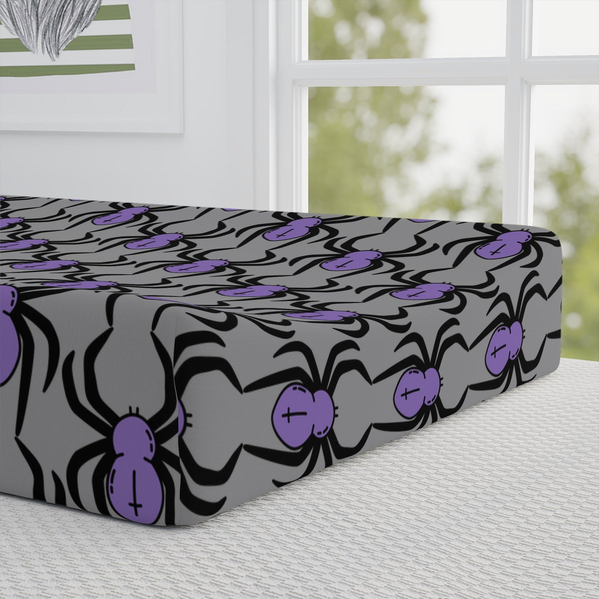 Gothic Spidey Changing Pad Cover