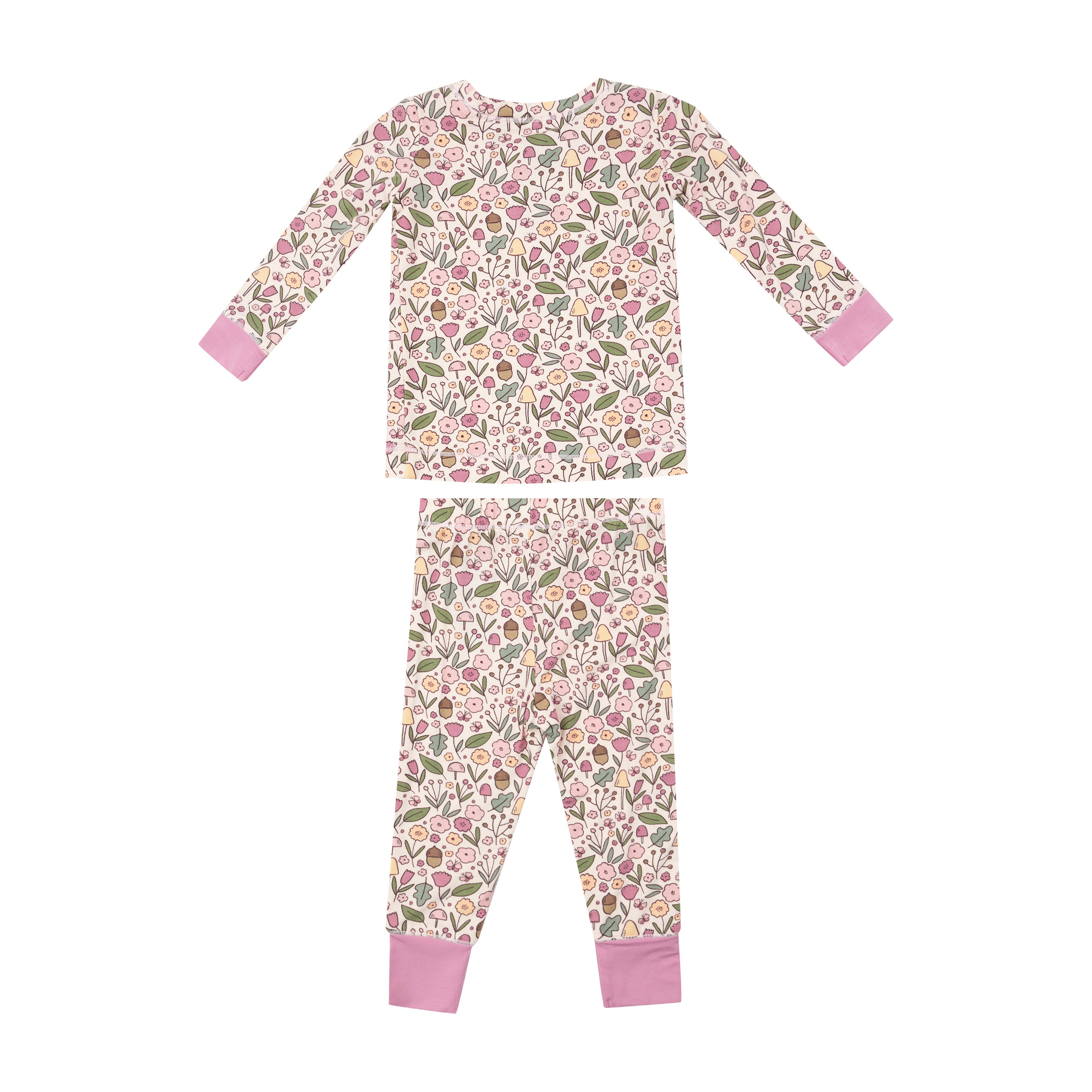 L/s Loungewear Set - Acorn Floral