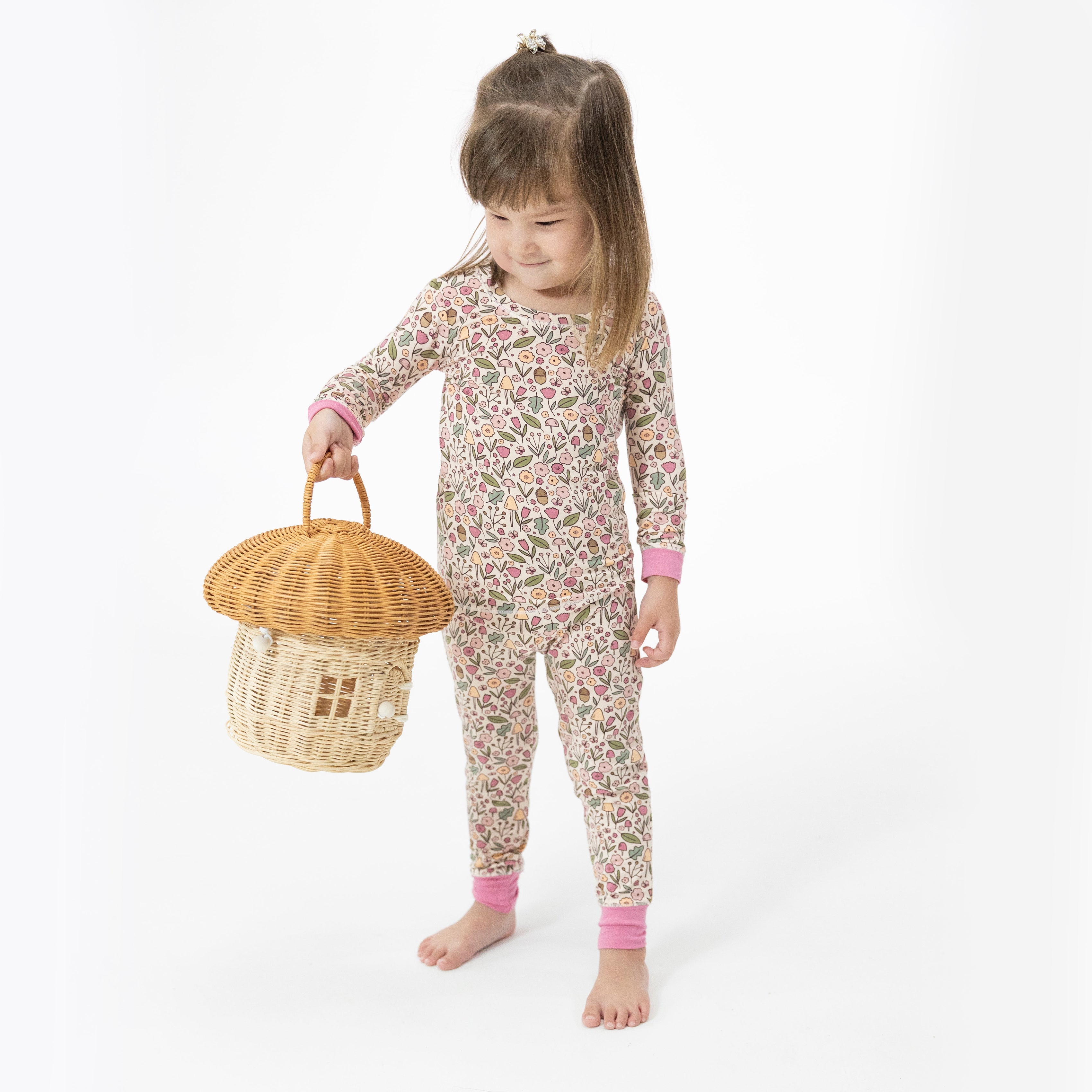 L/s Loungewear Set - Acorn Floral