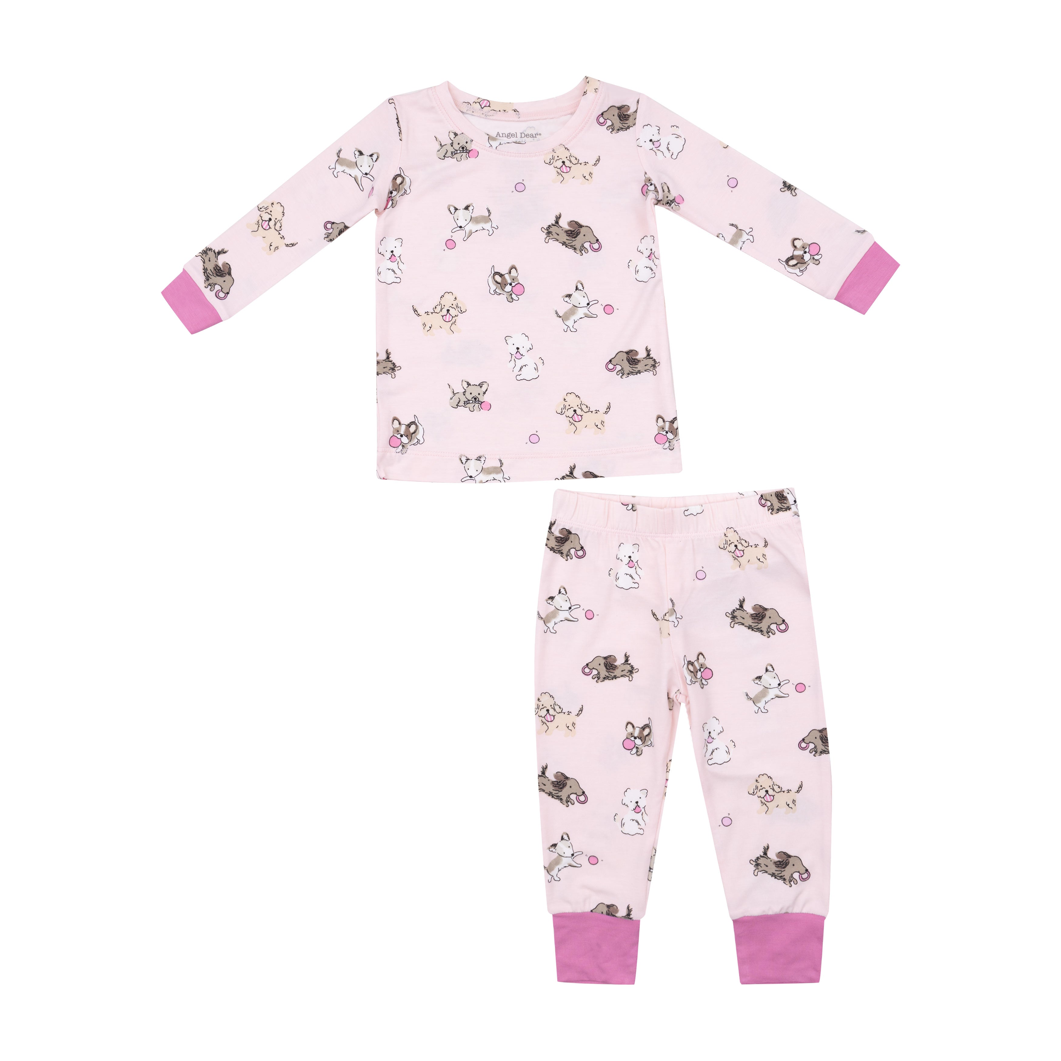 L/s Loungewear Set - Fluffy Puppies