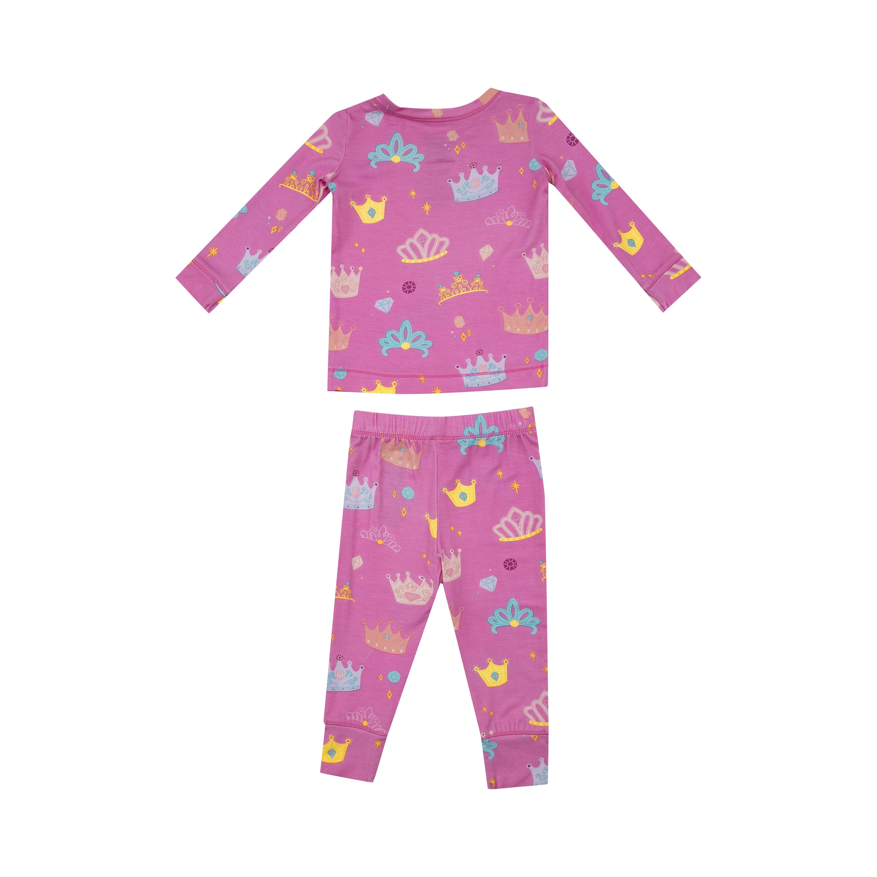 L/s Loungewear Set - Princess Crowns