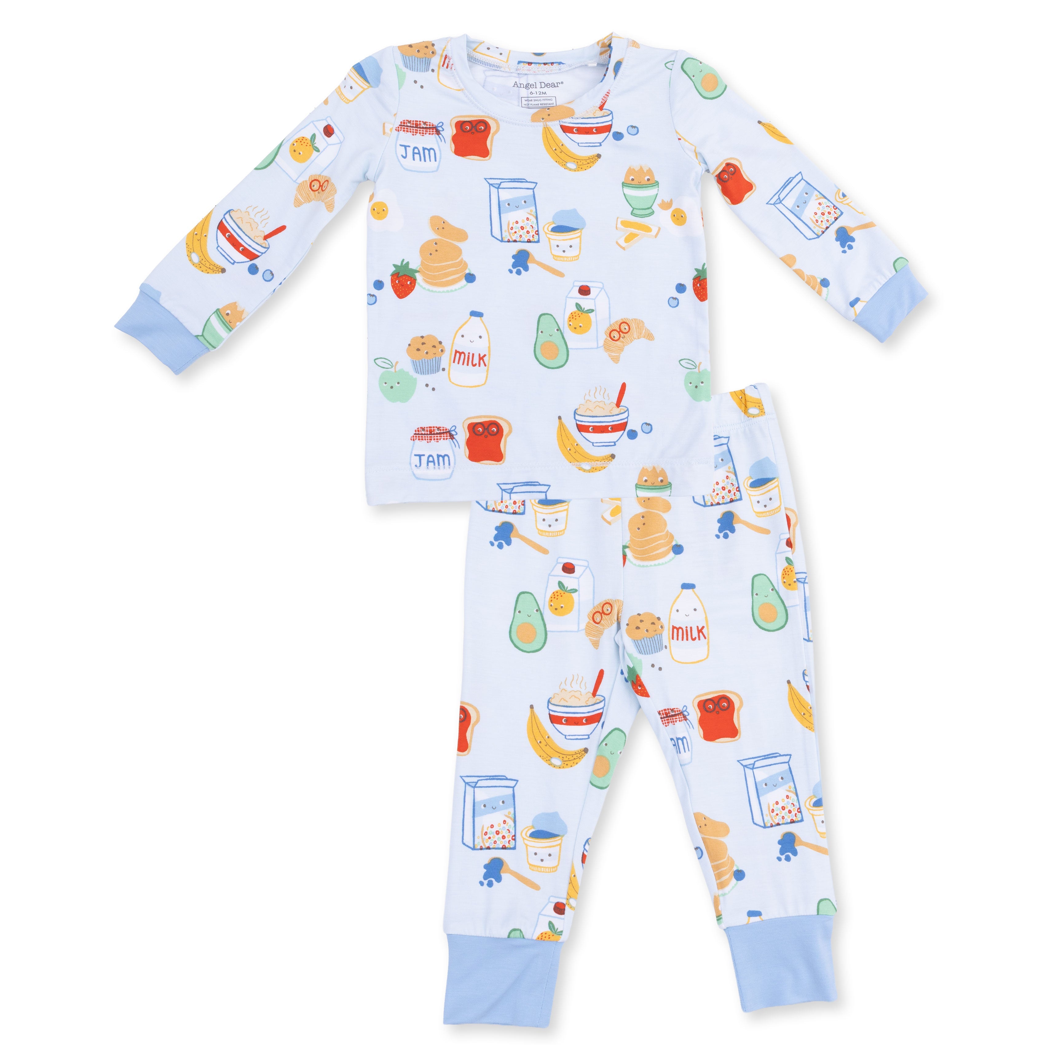Breakfast Club Blue - Long Sleeve Loungewear Set