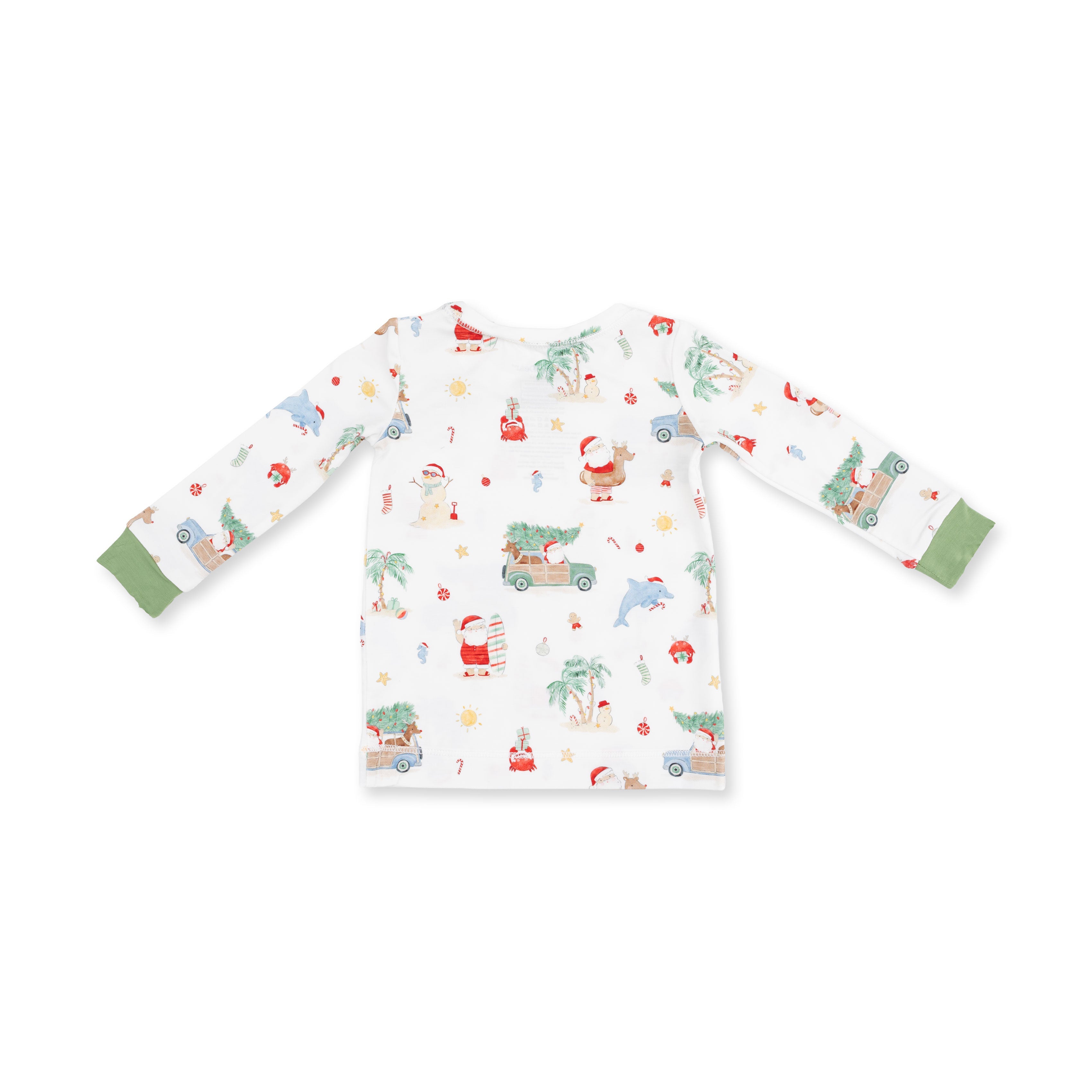 Beach Christmas -long Sleeve Loungewear Set