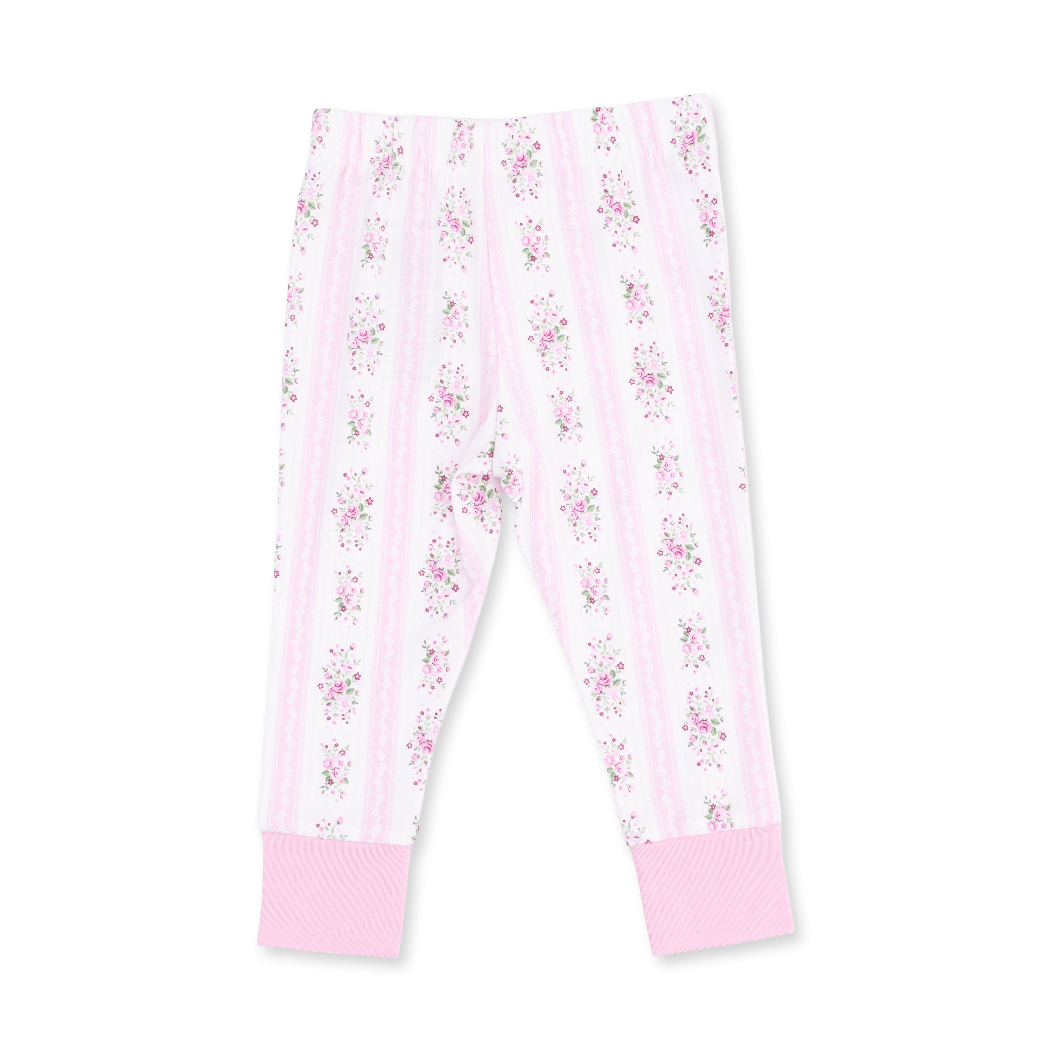 Bella Rose Stripe - Long Sleeve Loungewear Set