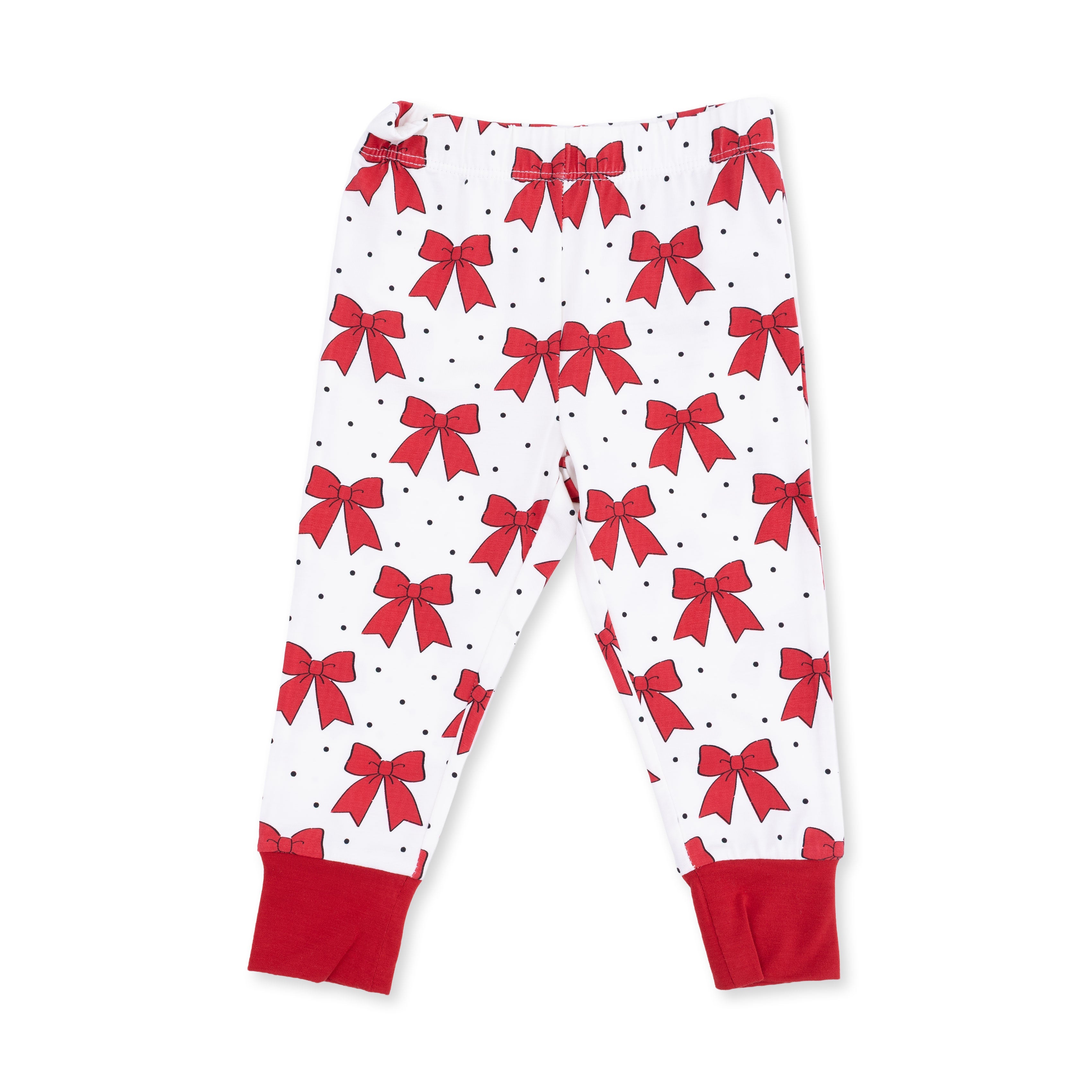 Festive Bows - Long Sleeve Loungewear Set