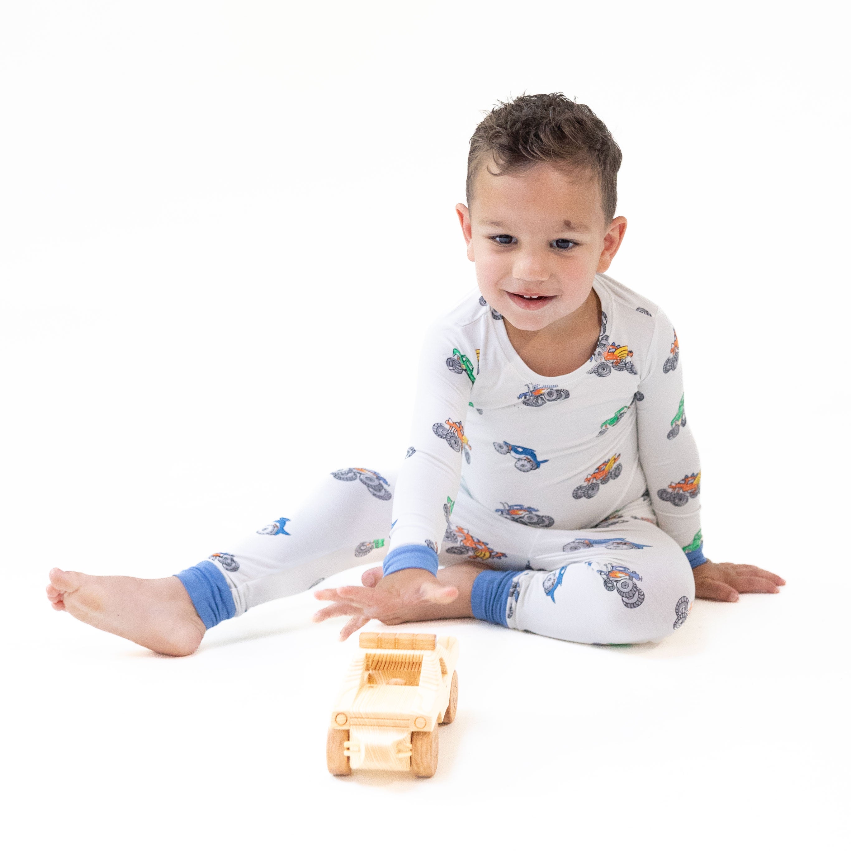 Monster Trucks - Long Sleeve Loungewear Set