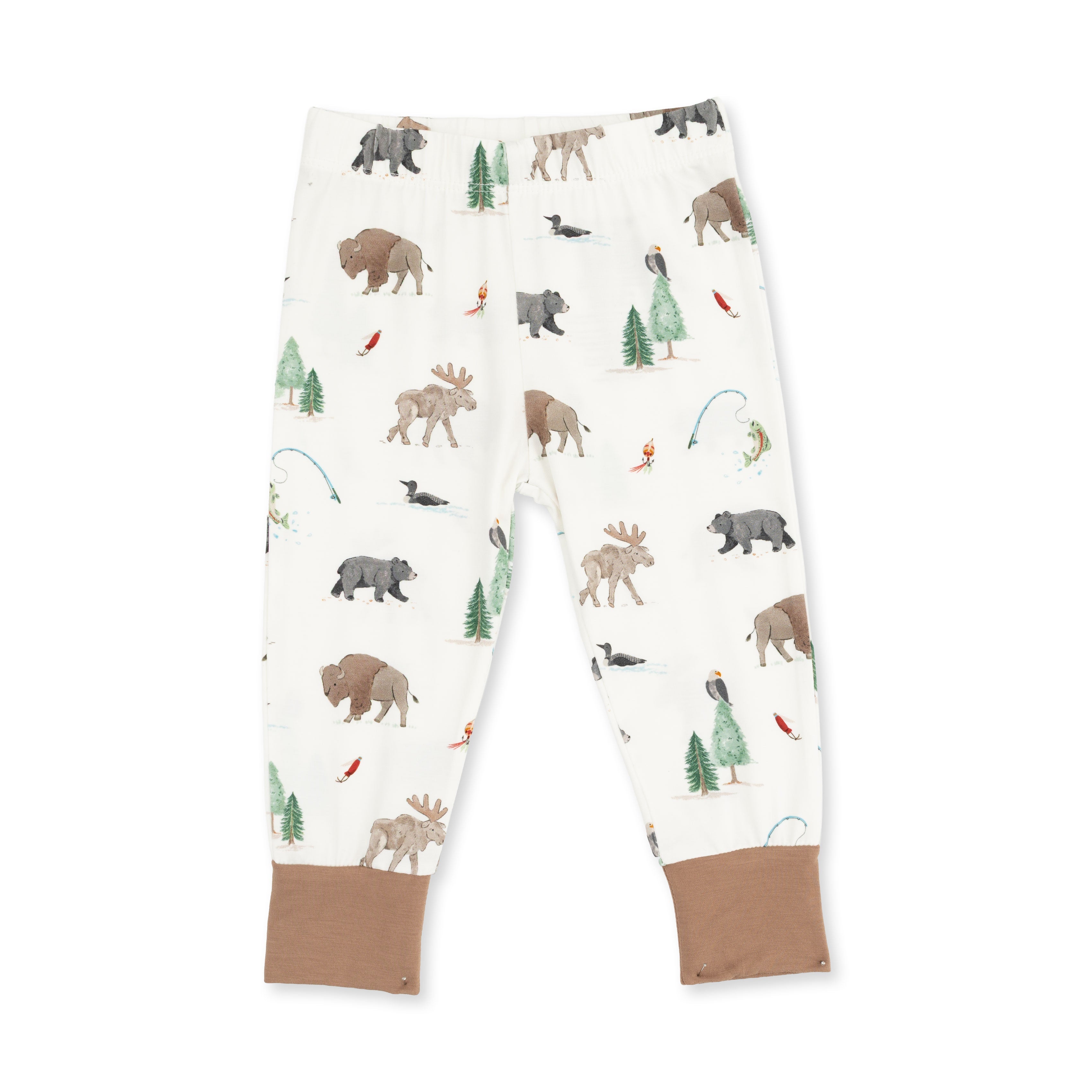Northern Woodland Animals - Long Sleeve Loungewear Set