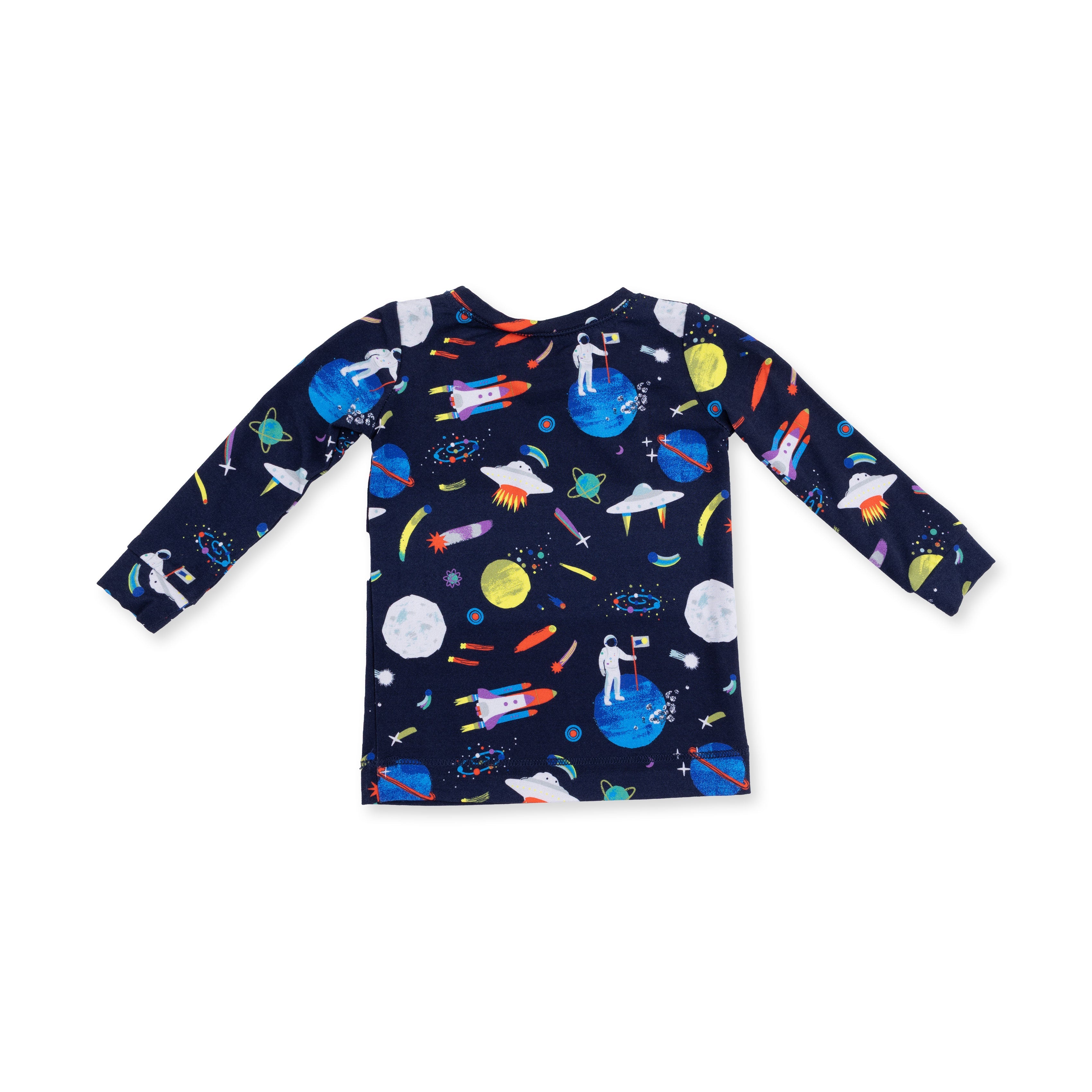 Astronaut And Rockets - Long Sleeve Loungewear Set