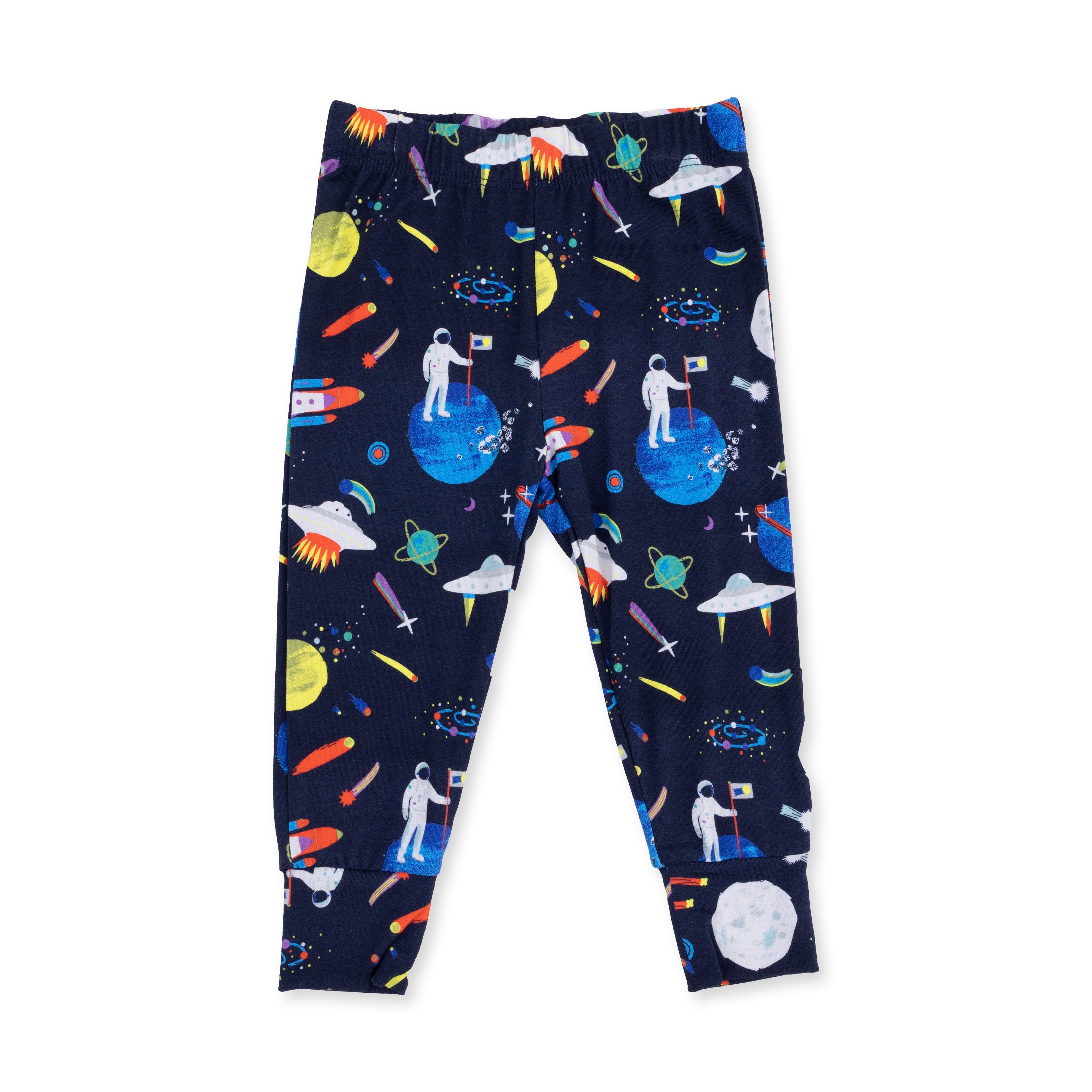 Astronaut And Rockets - Long Sleeve Loungewear Set