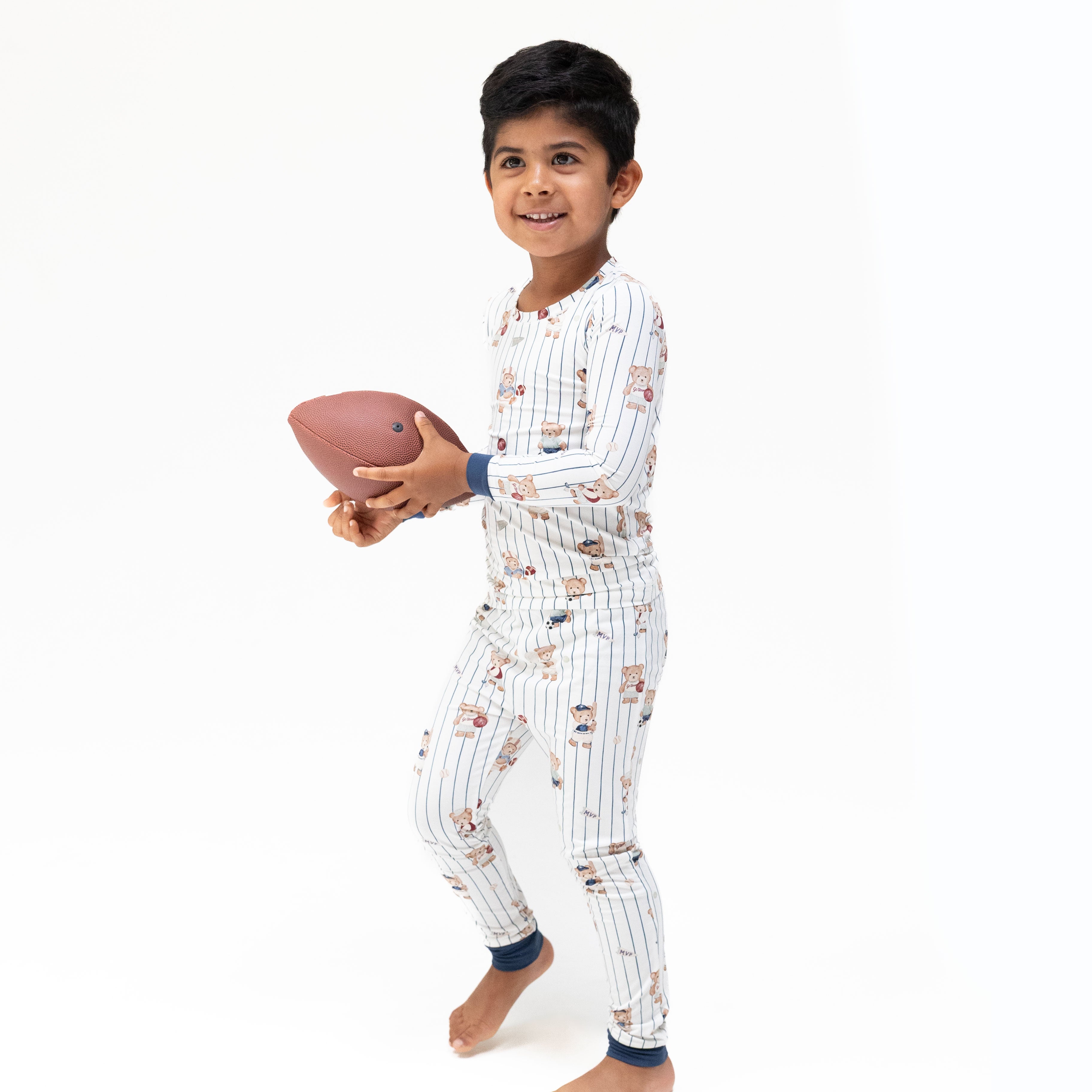 Mixed Sports Bears - Long Sleeve Loungewear Set