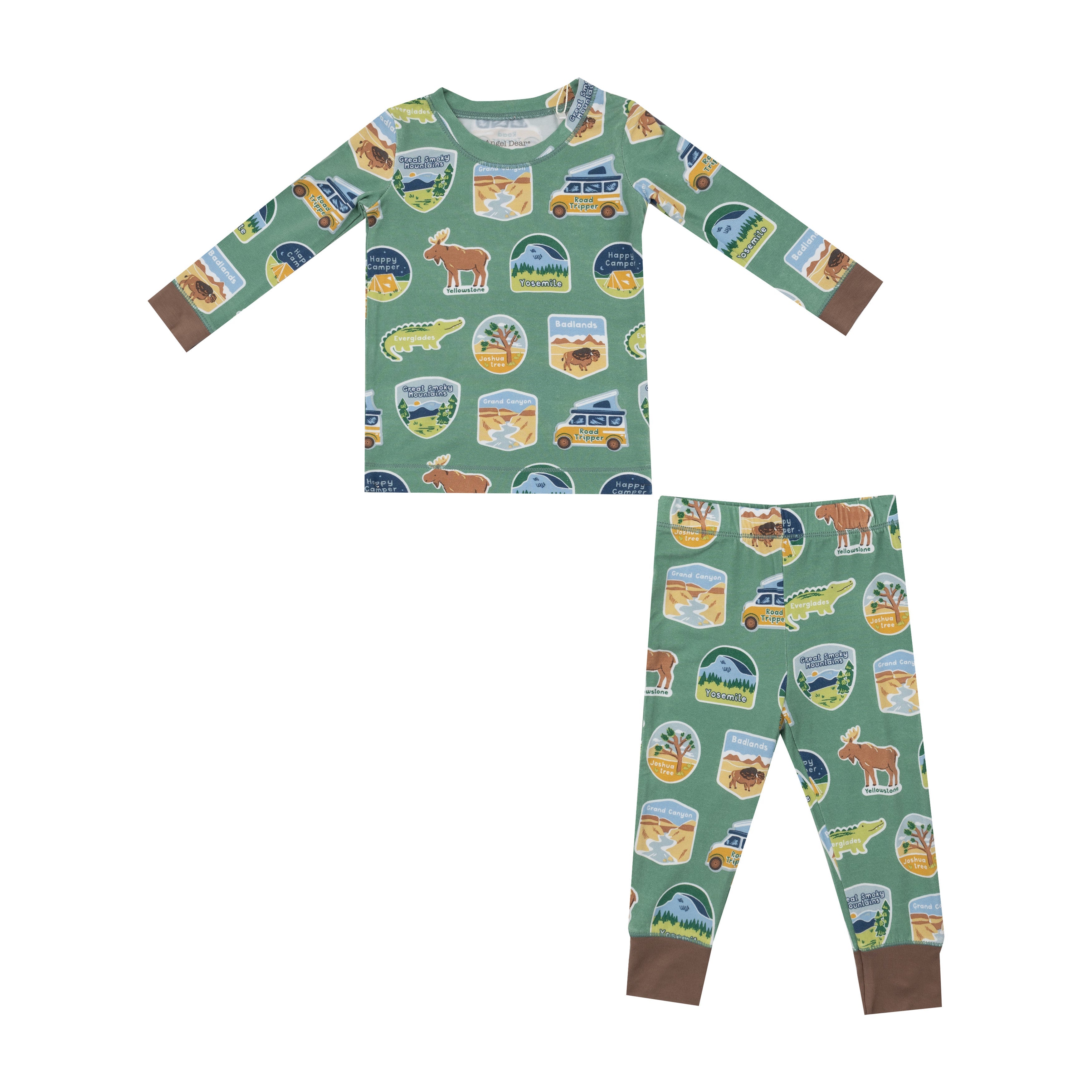 L/s Loungewear Set - National Park Stickers