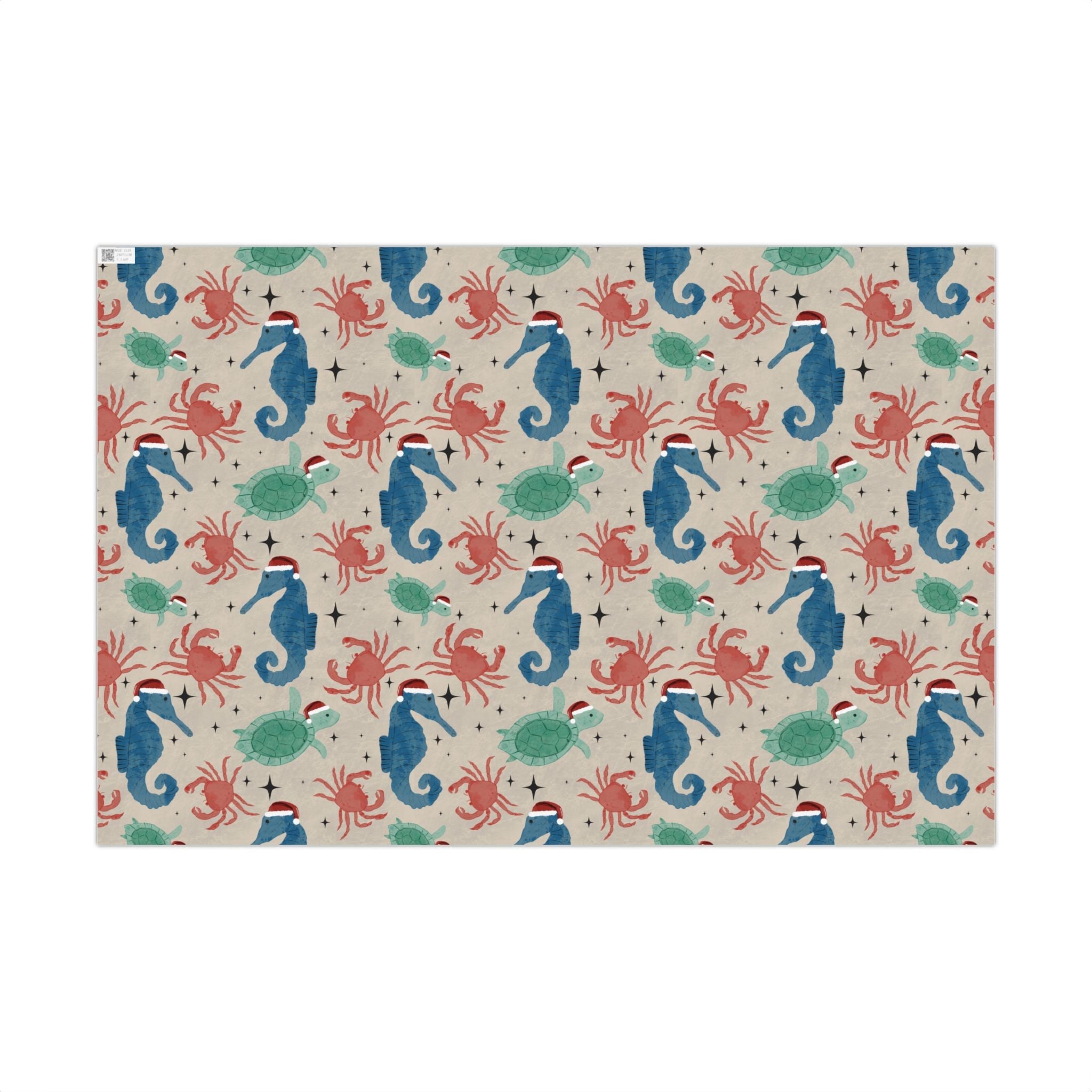 Coastal Christmas Gift Wrap