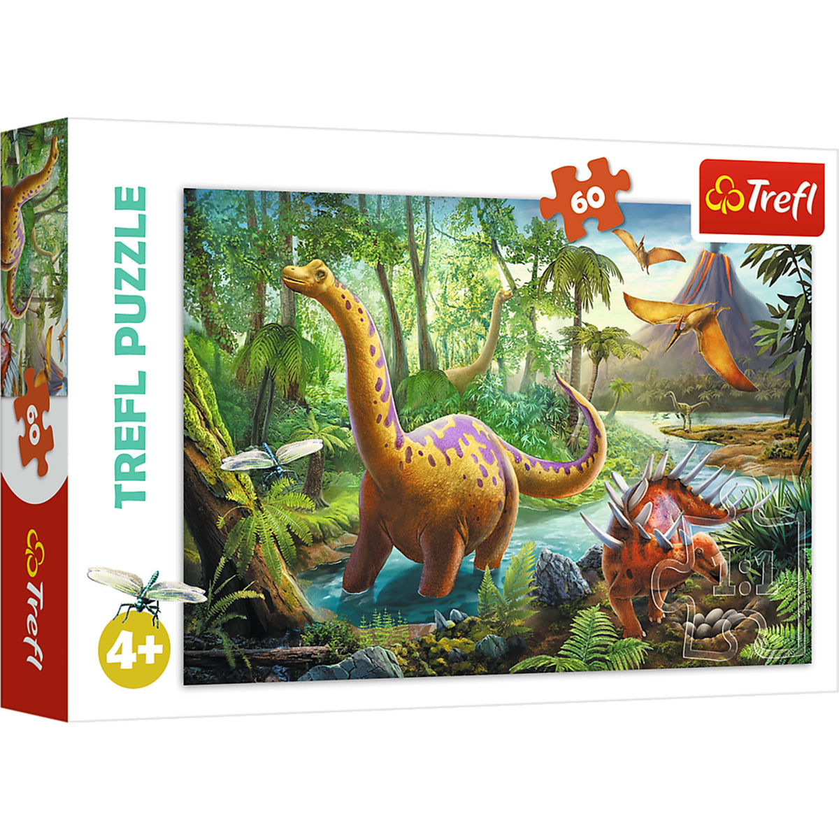 Preschool Dinosaur Migration 60 Piece Puzzle