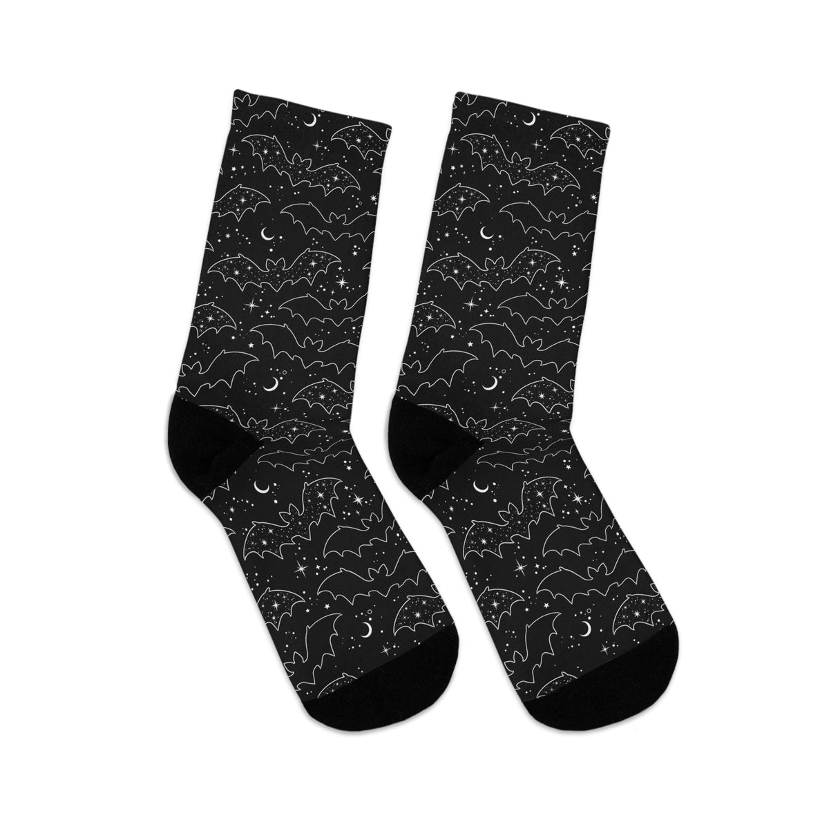 Celestial Bats Recycled Poly Socks (adults)