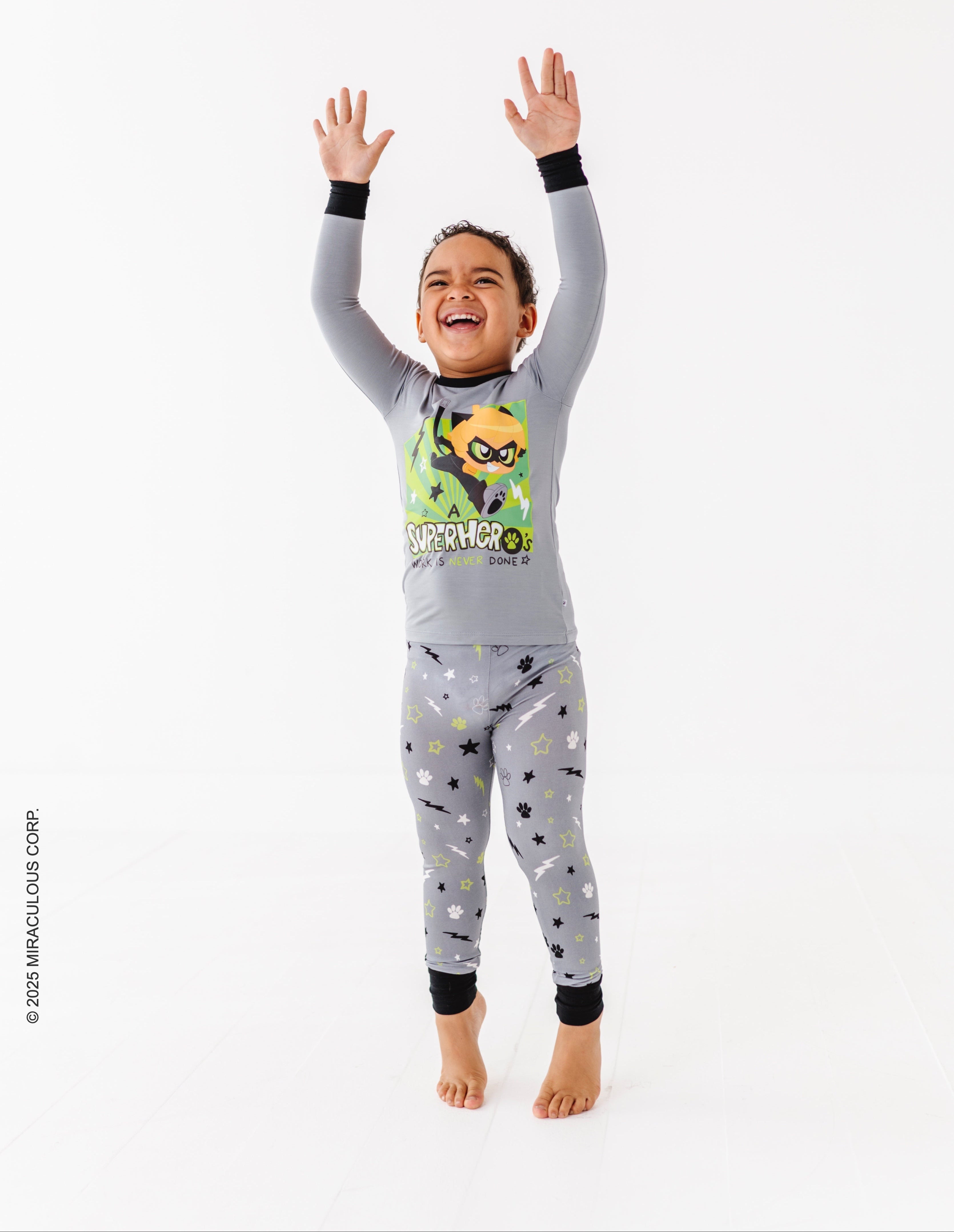 Miraculous™ Chibi 2-piece Pajamas : Cat Noir