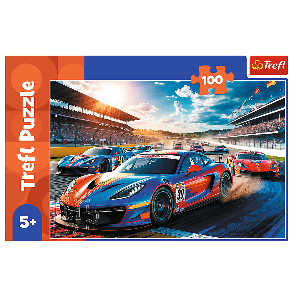 Kids Fast Racer 100 Piece Puzzle