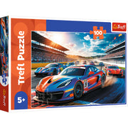 Kids Fast Racer 100 Piece Puzzle