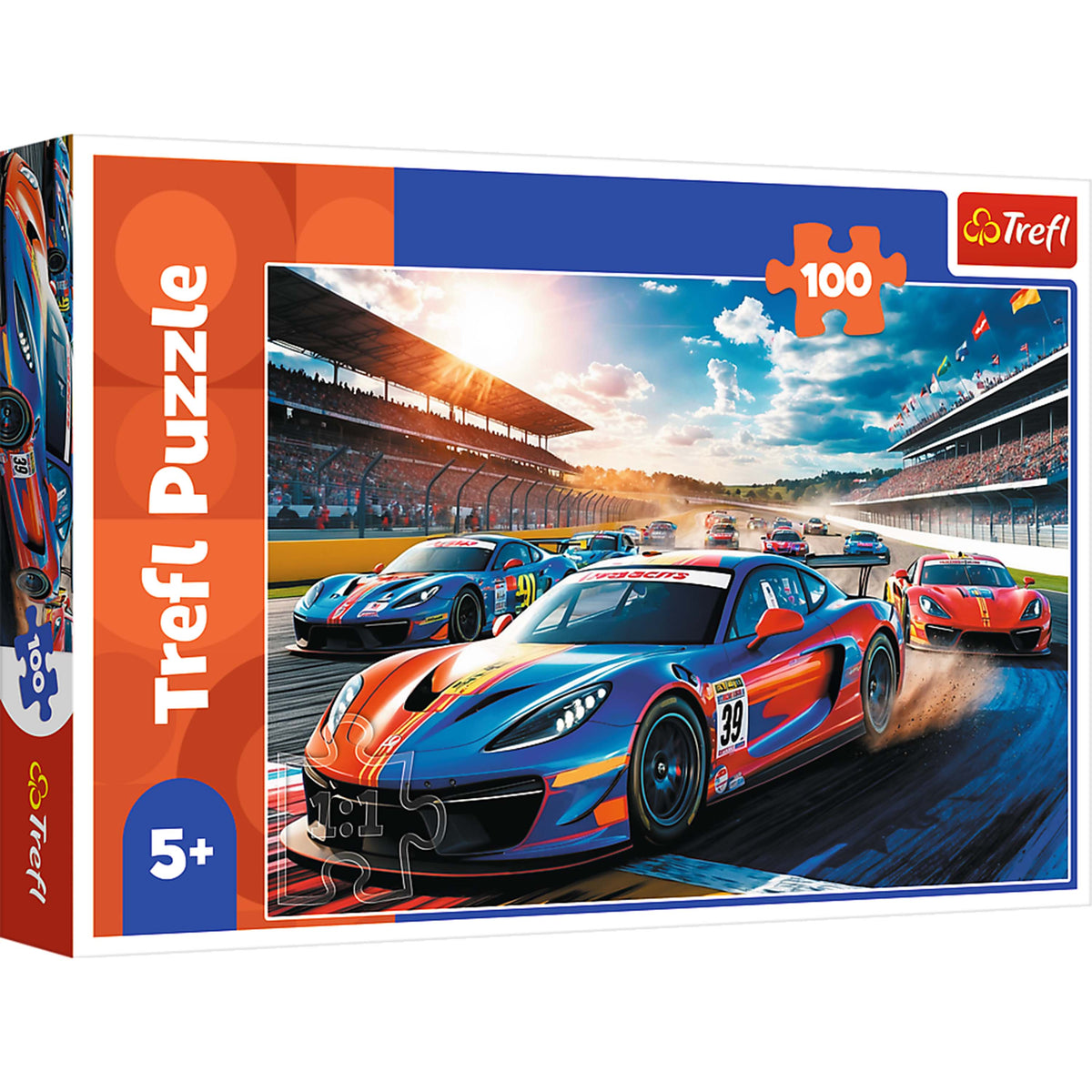 Kids Fast Racer 100 Piece Puzzle