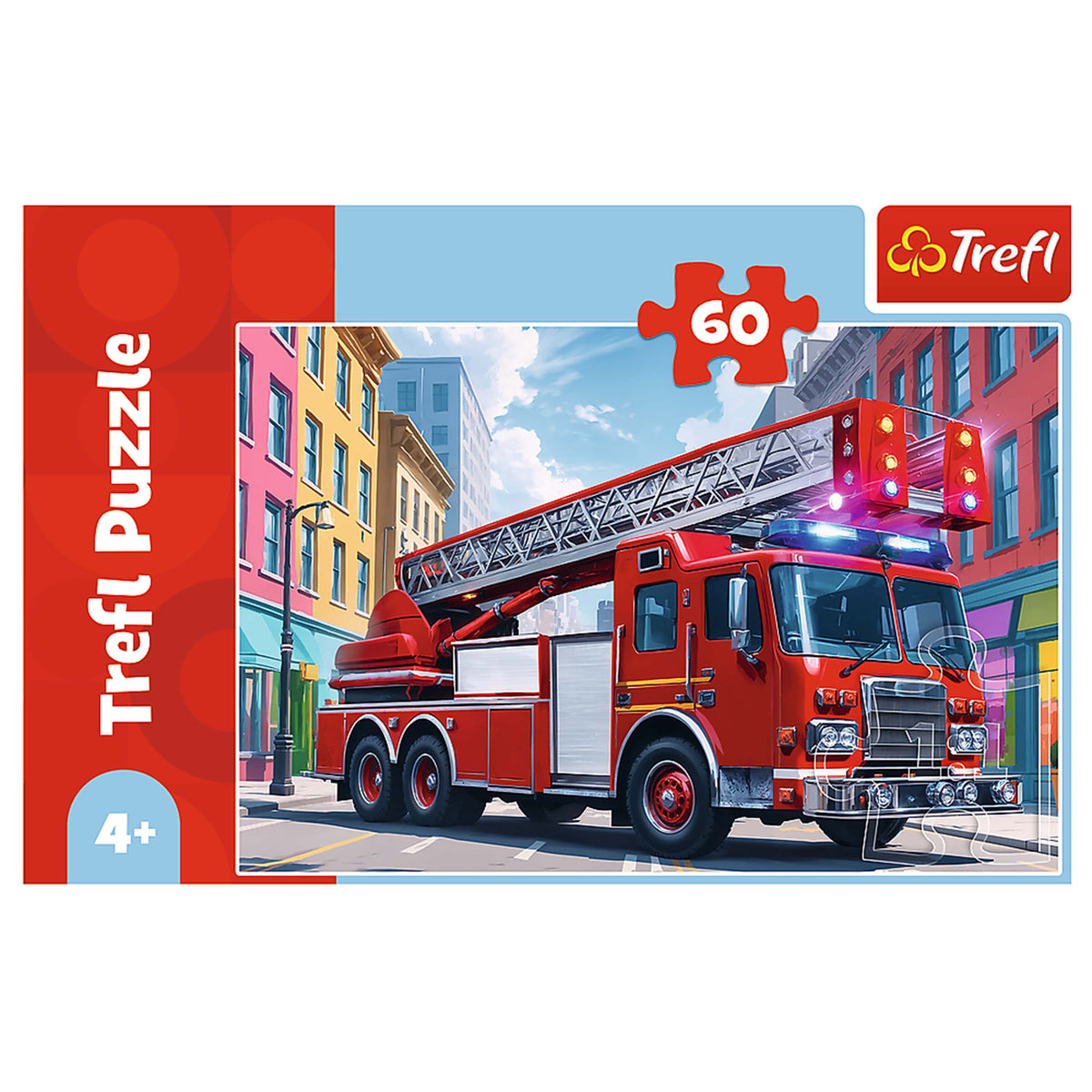 Kids Fire Truck 60 Piece Puzzle