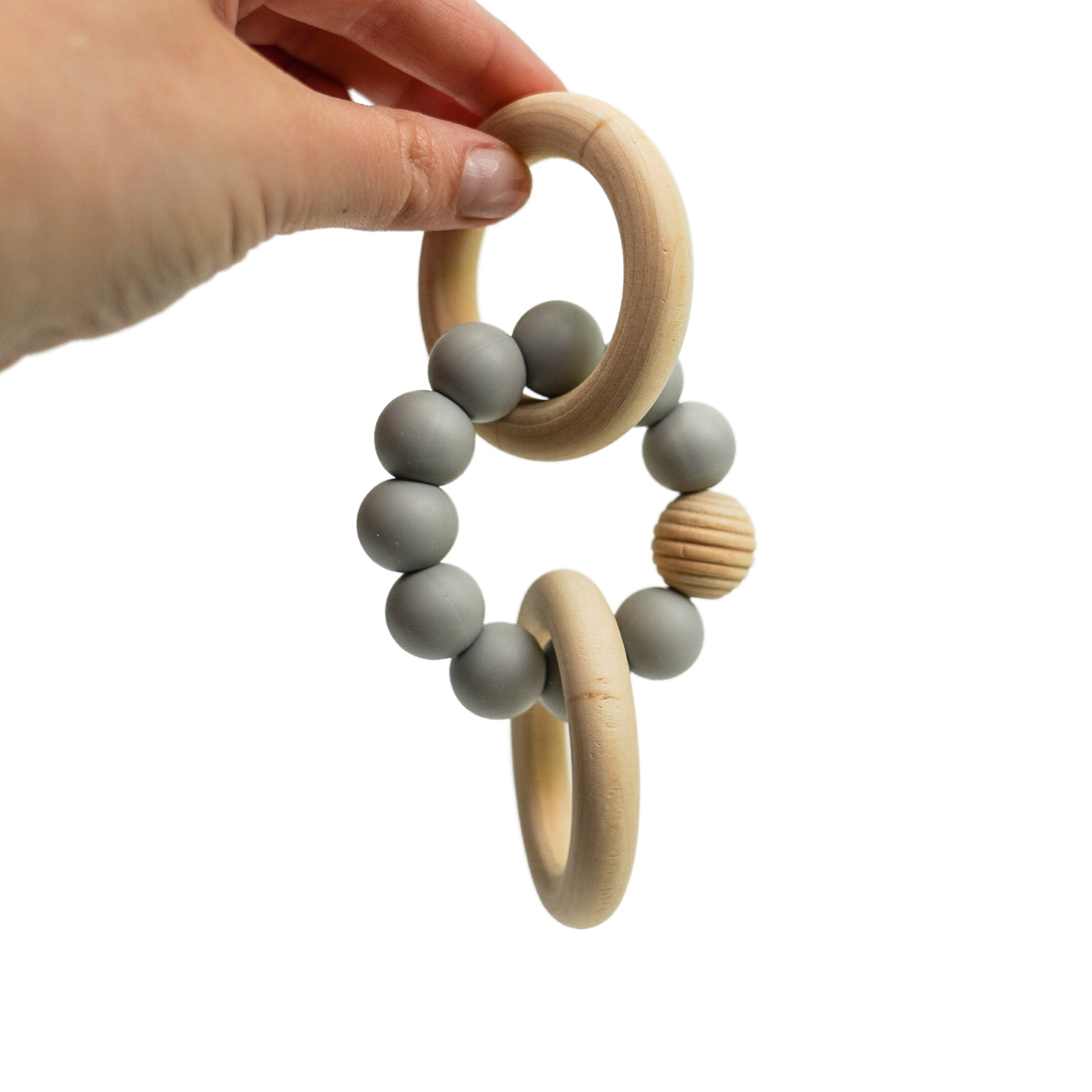 Silicone Beaded Teether Bangles