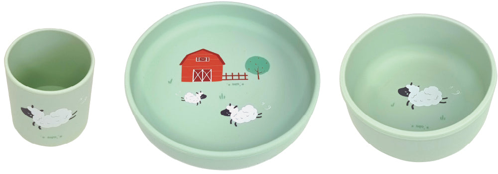 "Funny Farm"  Foodie Feeding Set