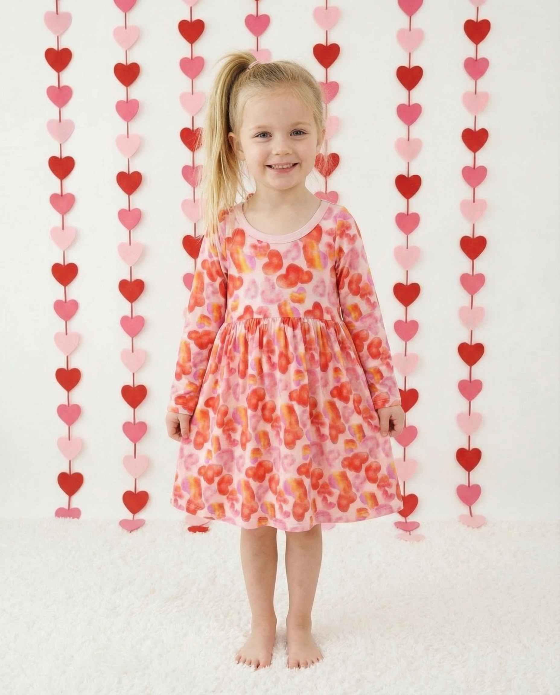 Love Hearts L/s Dress